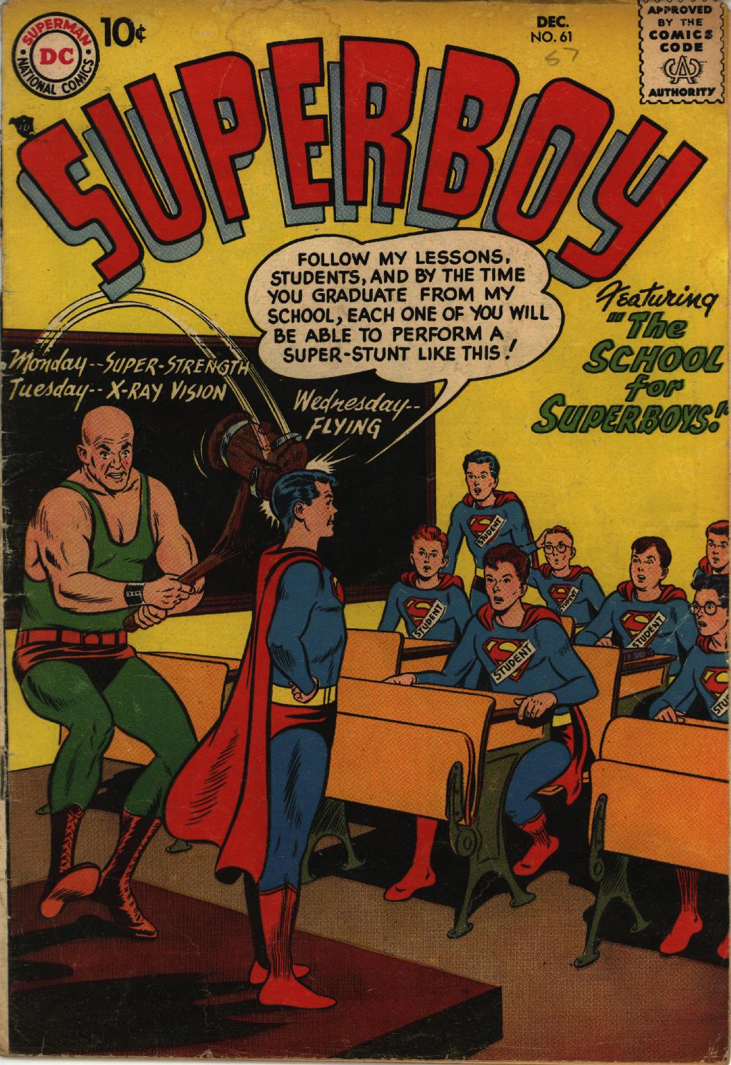 Read online Superboy (1949) comic -  Issue #61 - 1