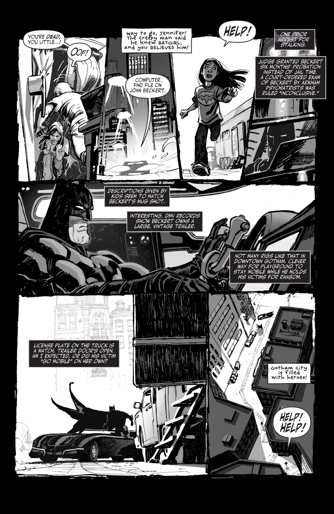 Read online Batman Black and White (2013) comic -  Issue #3 - 42