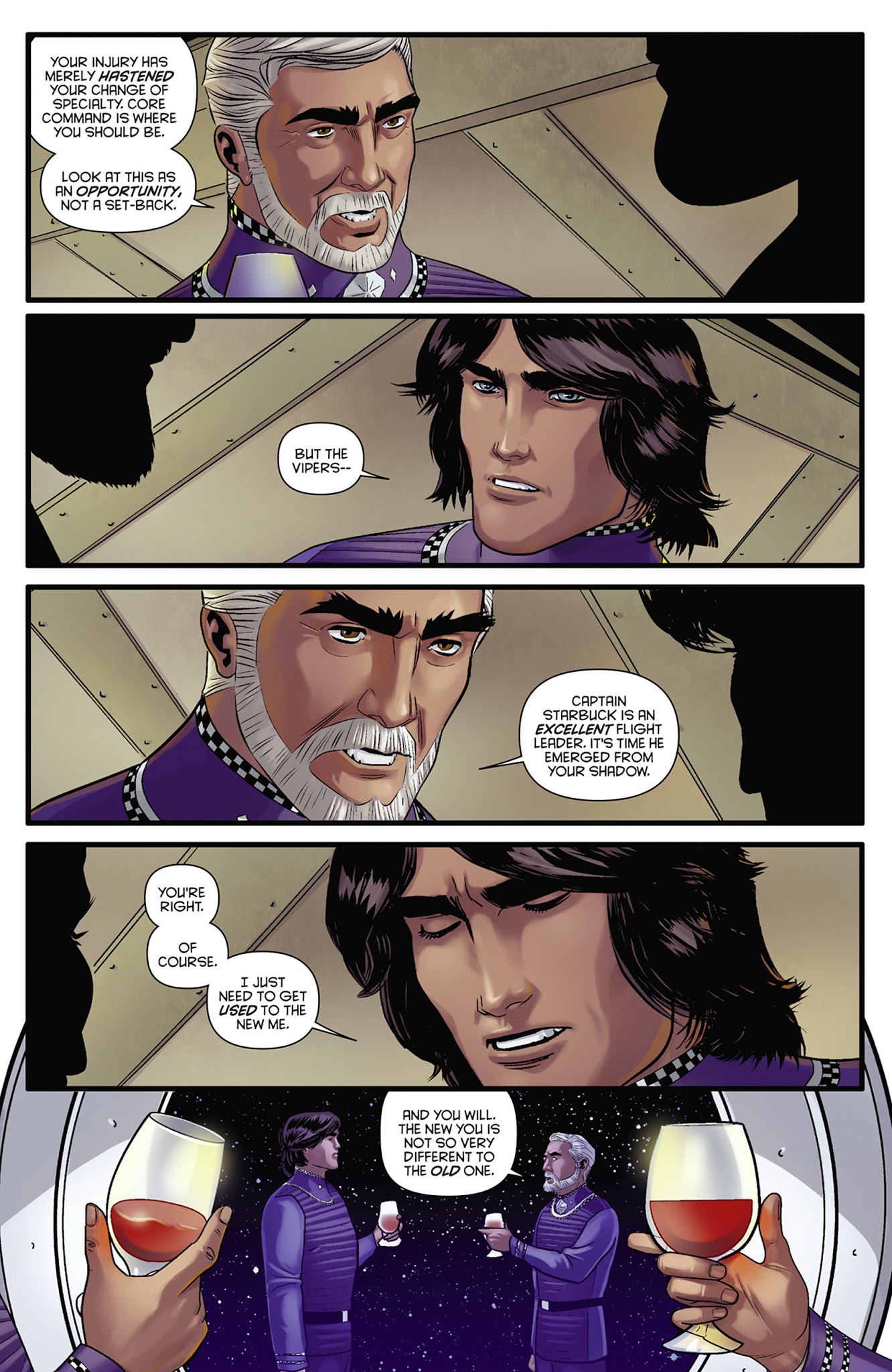 Read online Classic Battlestar Galactica: The Death of Apollo comic -  Issue #5 - 17