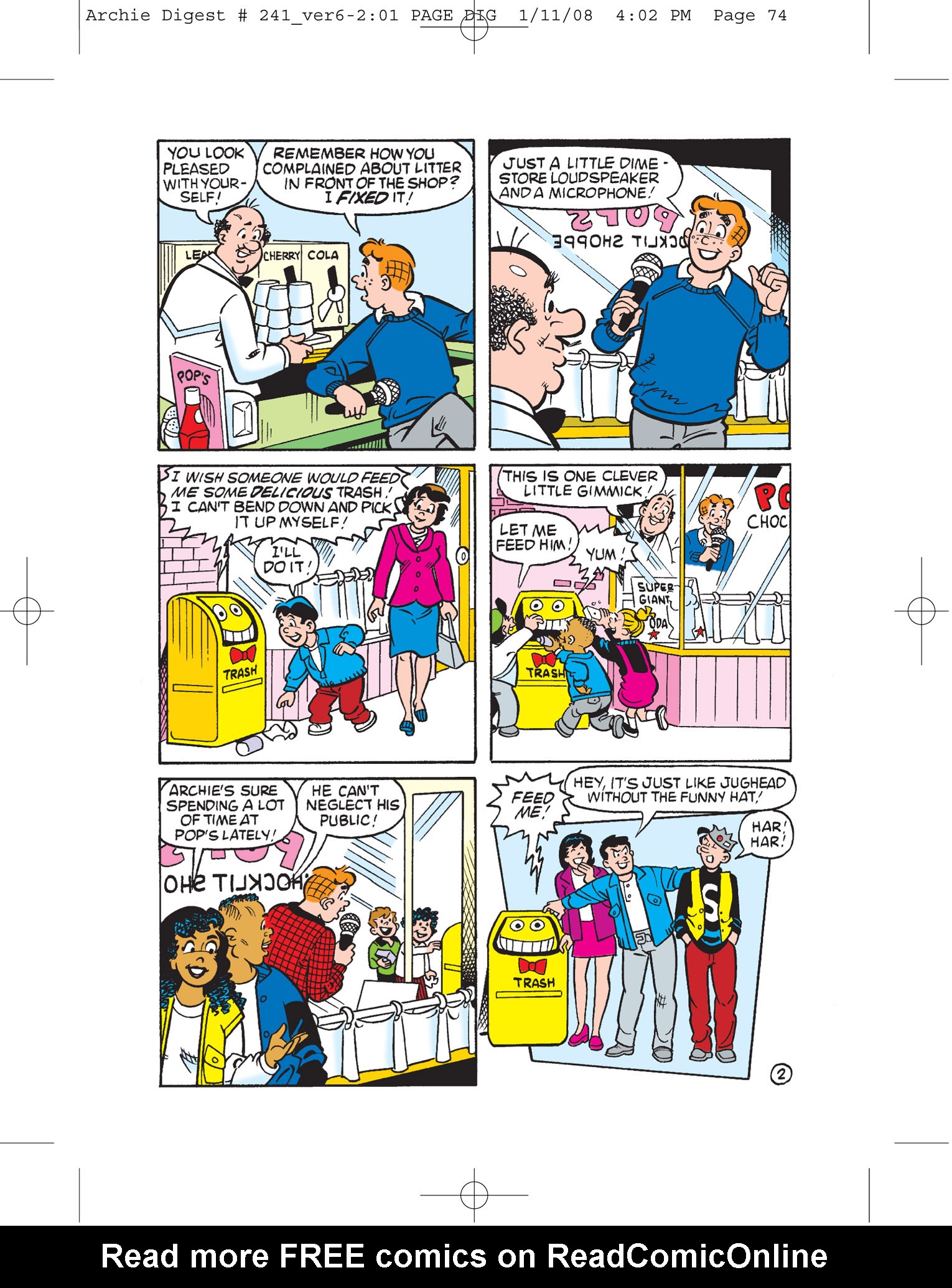 Read online Archie Digest Magazine comic -  Issue #241 - 62