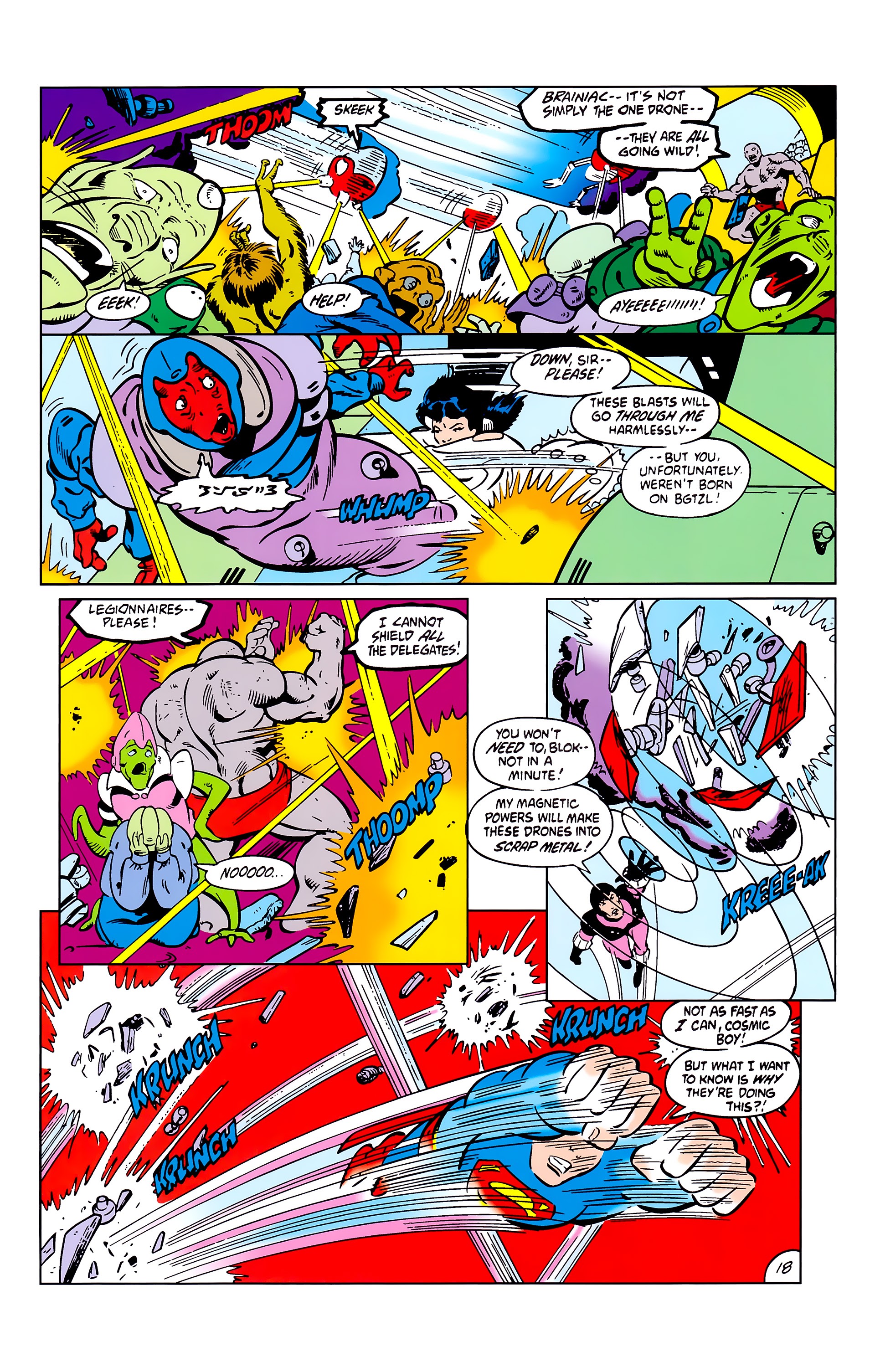 Read online Legion of Super-Heroes (1980) comic -  Issue #313 - 19