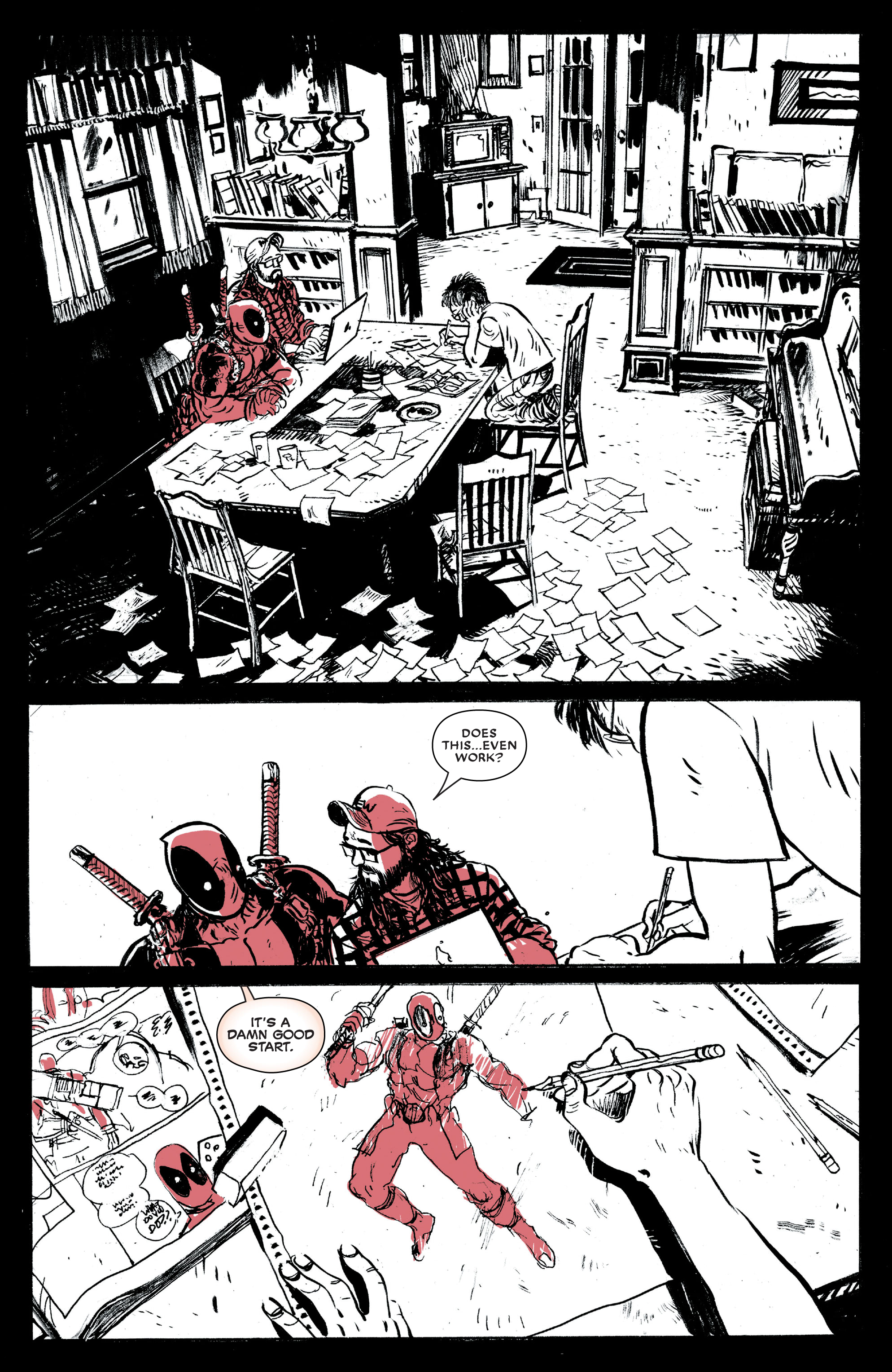 Read online Deadpool: Black, White & Blood comic -  Issue #2 - 31
