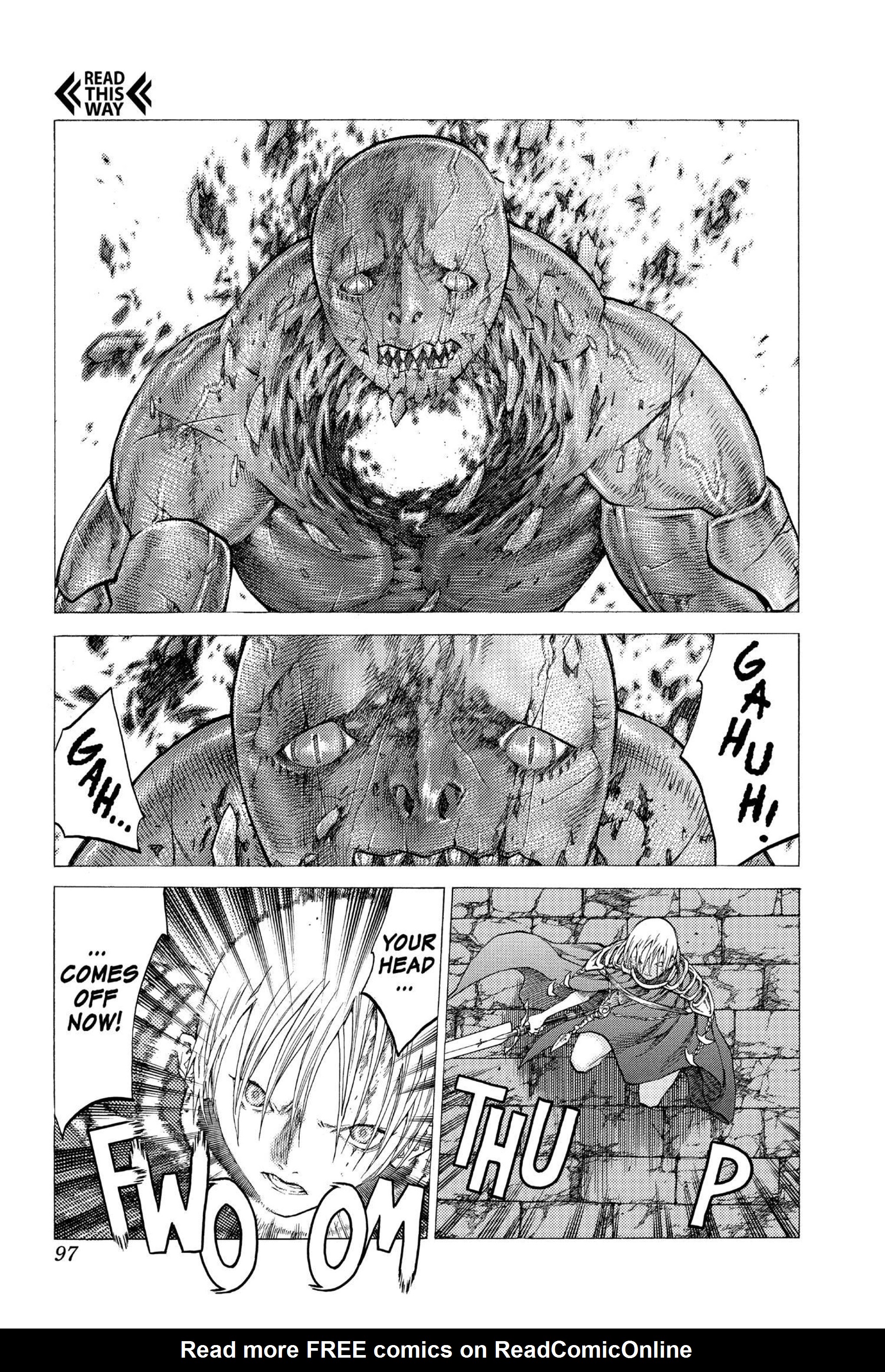 Read online Claymore comic -  Issue #9 - 92