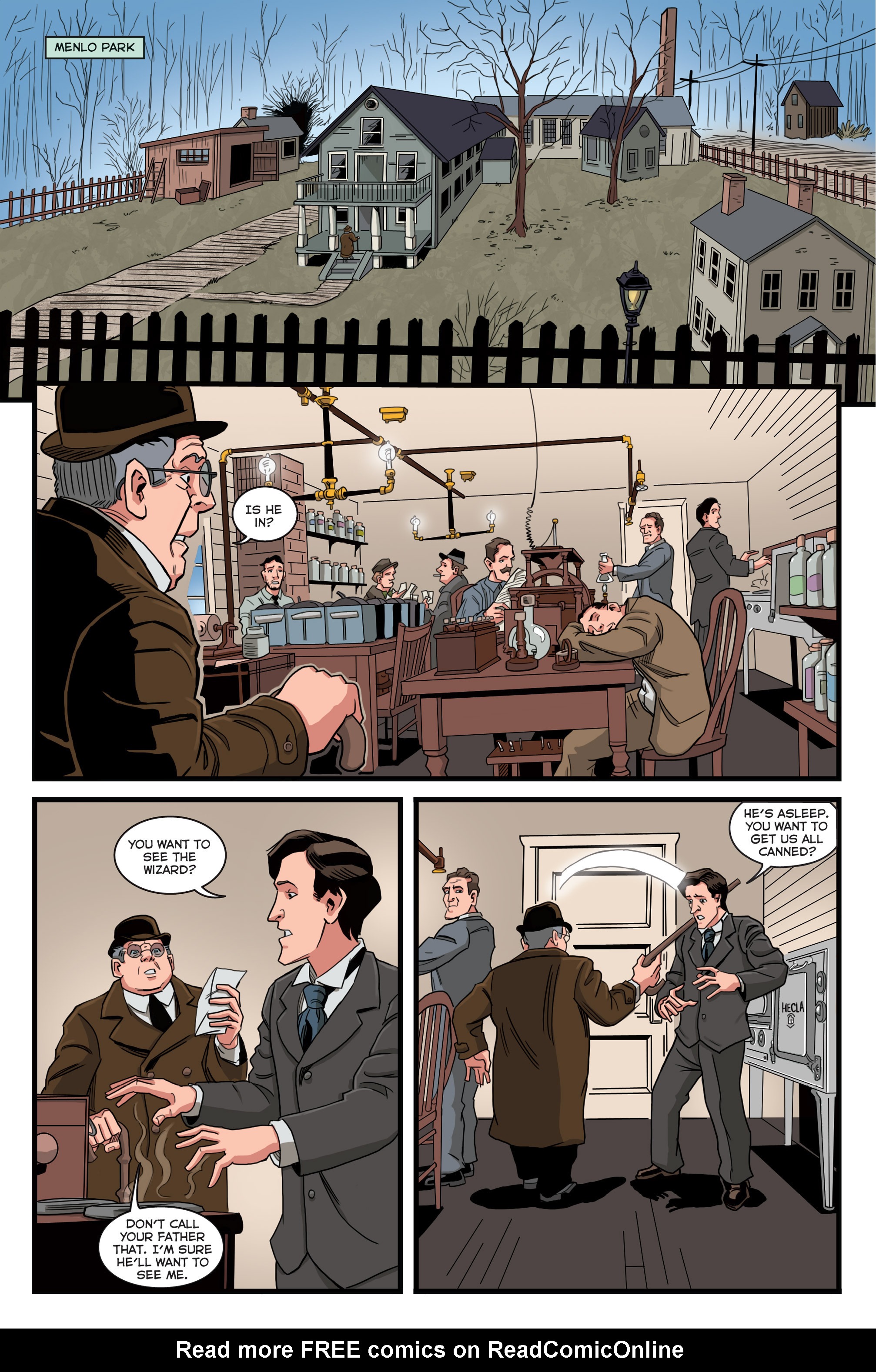 Read online Herald: Lovecraft and Tesla comic -  Issue #4 - 15