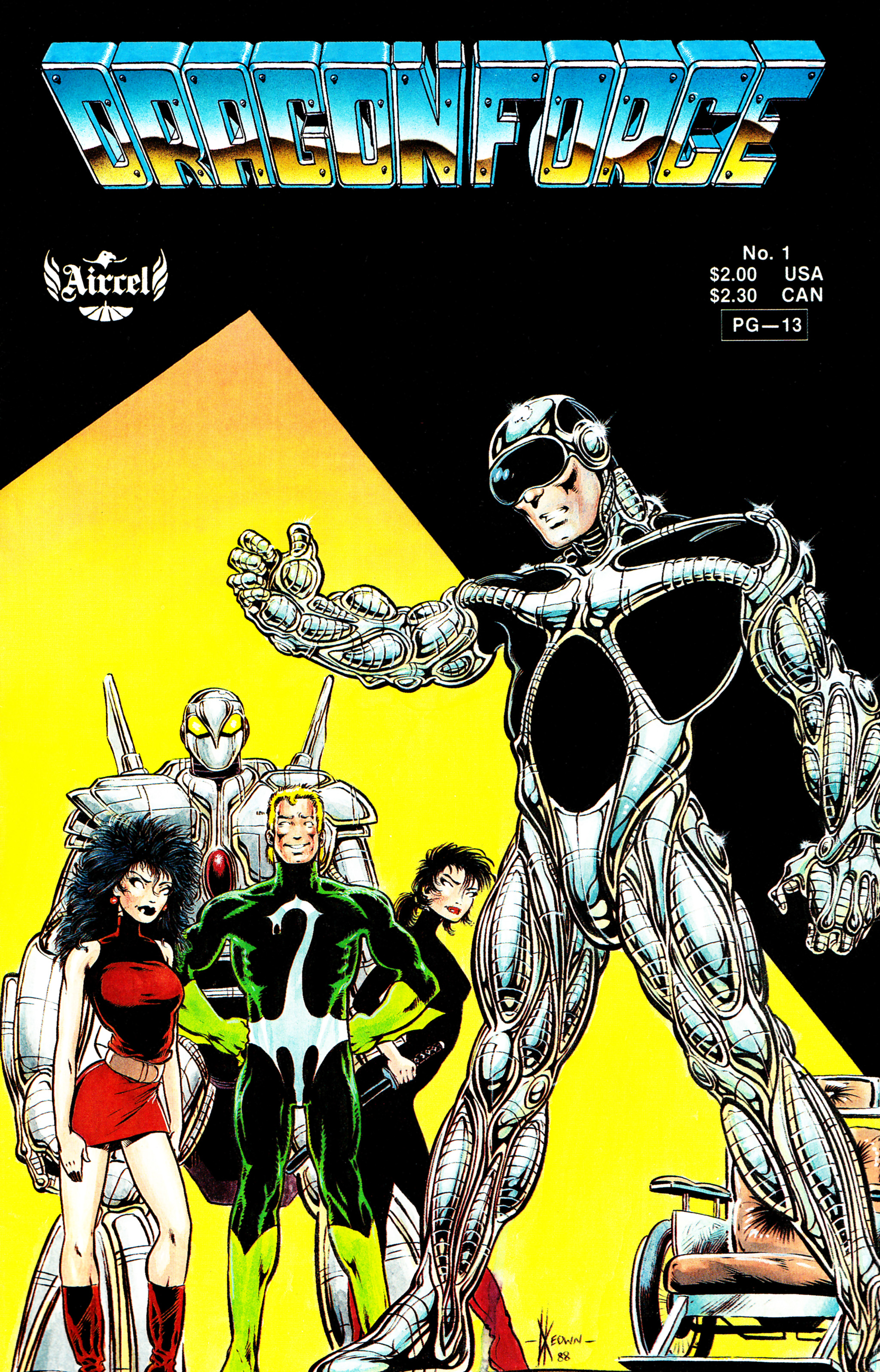 Read online Dragonforce comic -  Issue #1 - 1