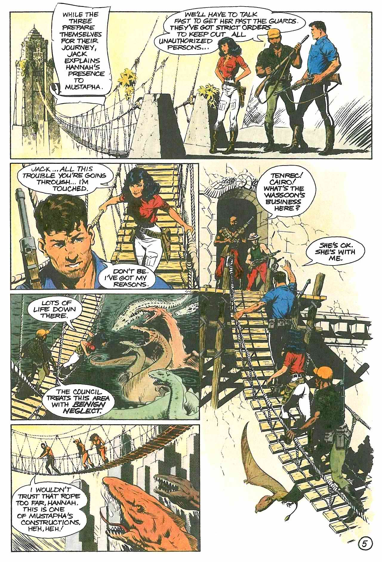 Read online Cadillacs & Dinosaurs comic -  Issue #4 - 7