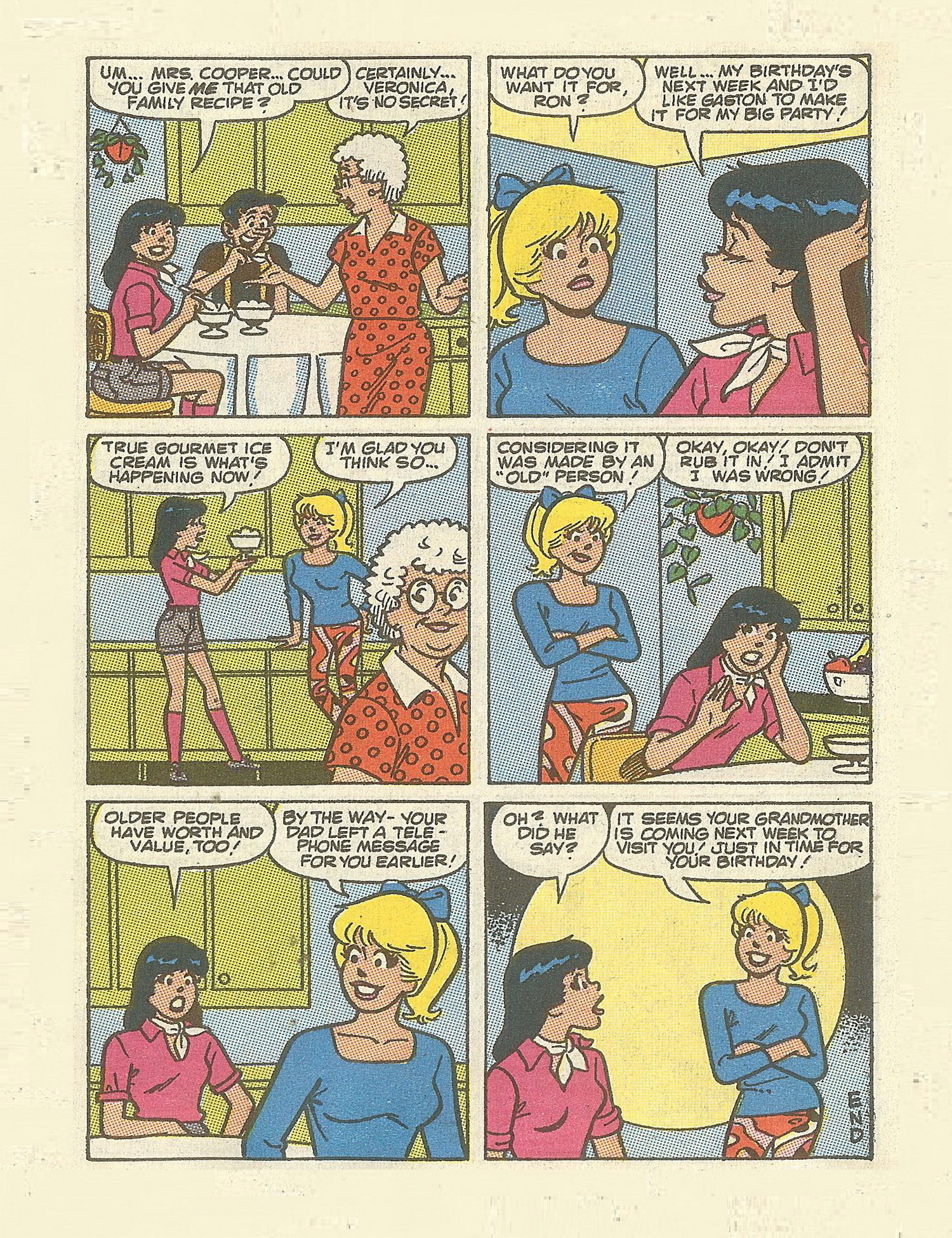 Read online Betty and Veronica Digest Magazine comic -  Issue #55 - 112