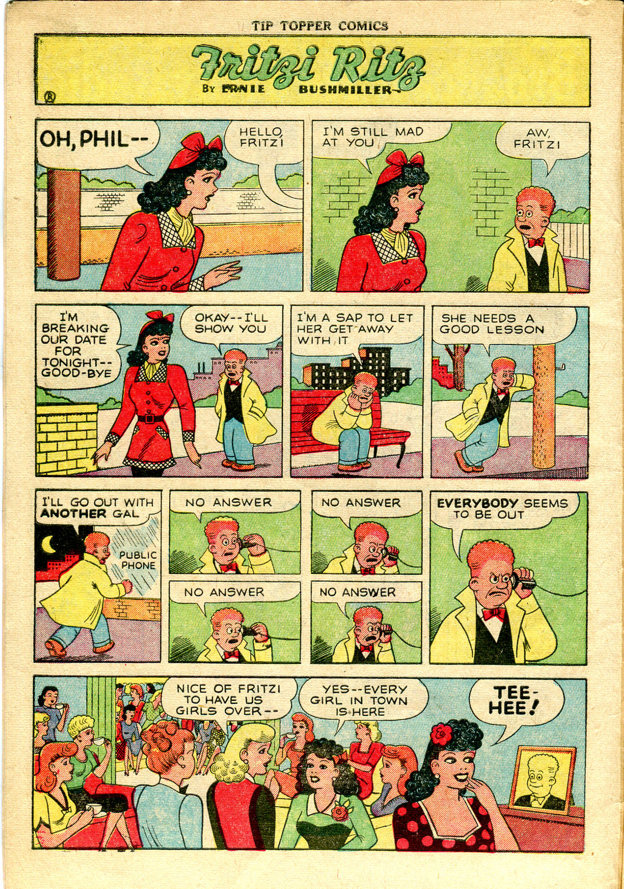 Read online Tip Topper Comics comic -  Issue #15 - 6