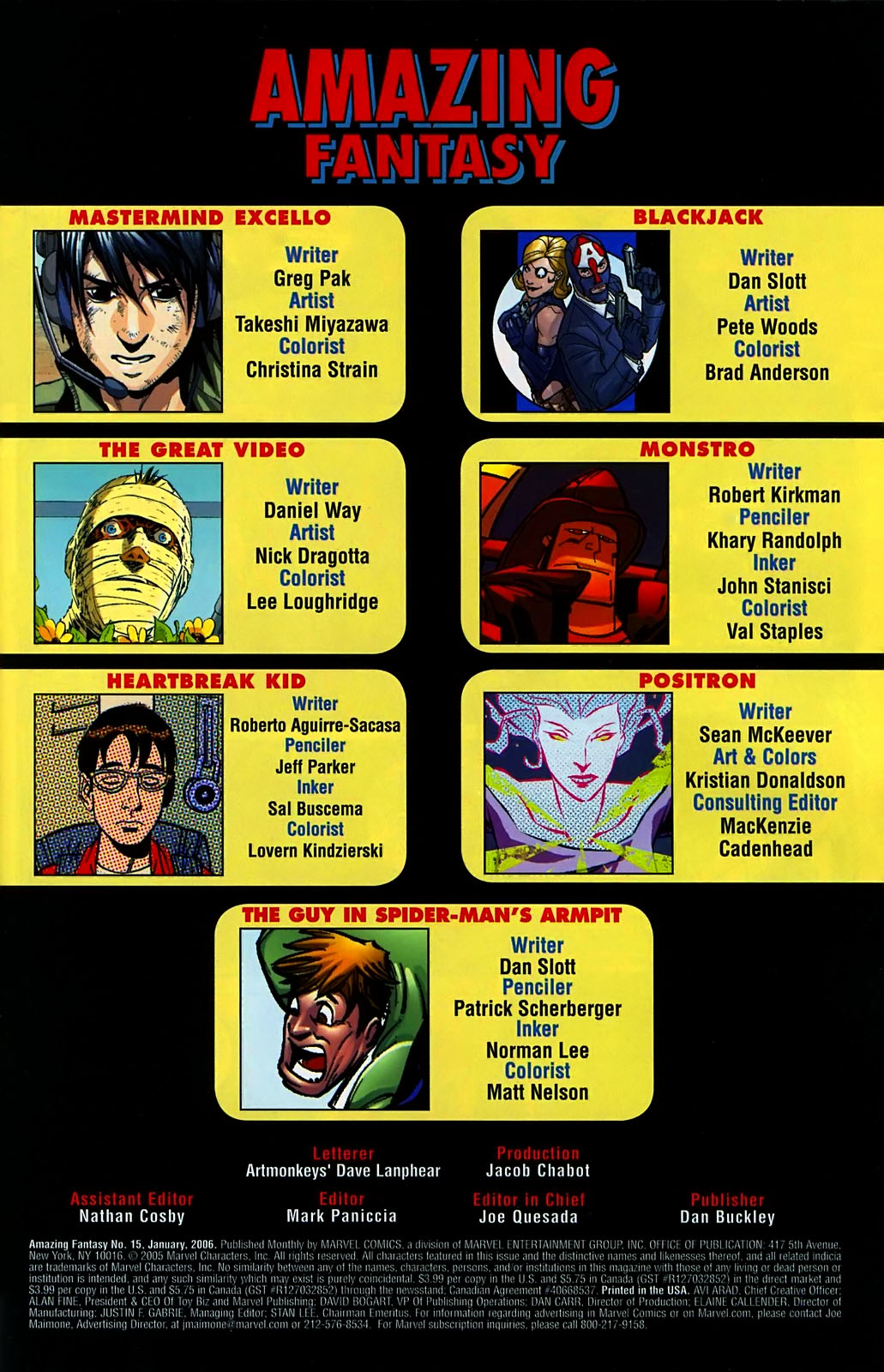 Read online Amazing Fantasy (2004) comic -  Issue #15 - 2