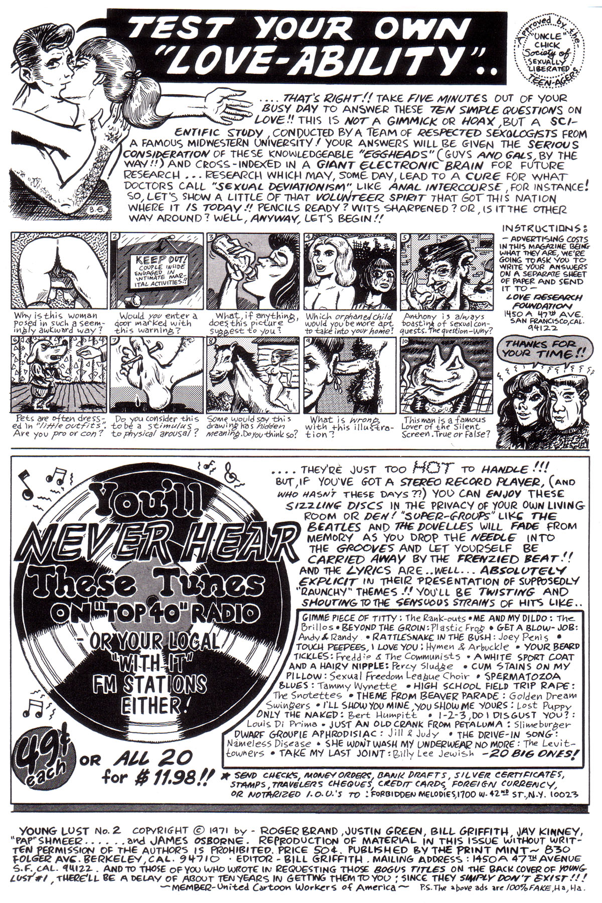 Read online Young Lust comic -  Issue #2 - 2