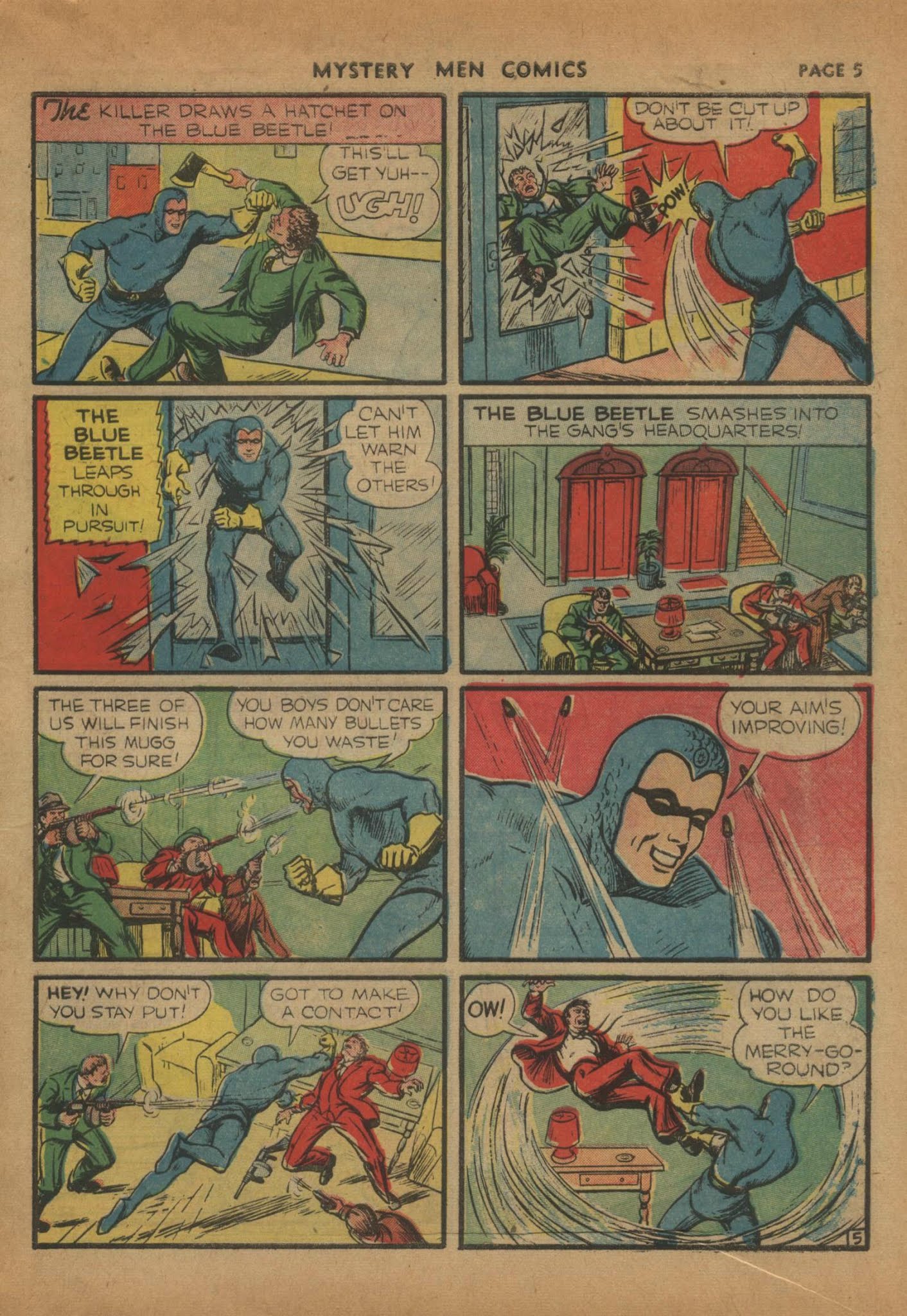 Read online Mystery Men Comics comic -  Issue #16 - 7