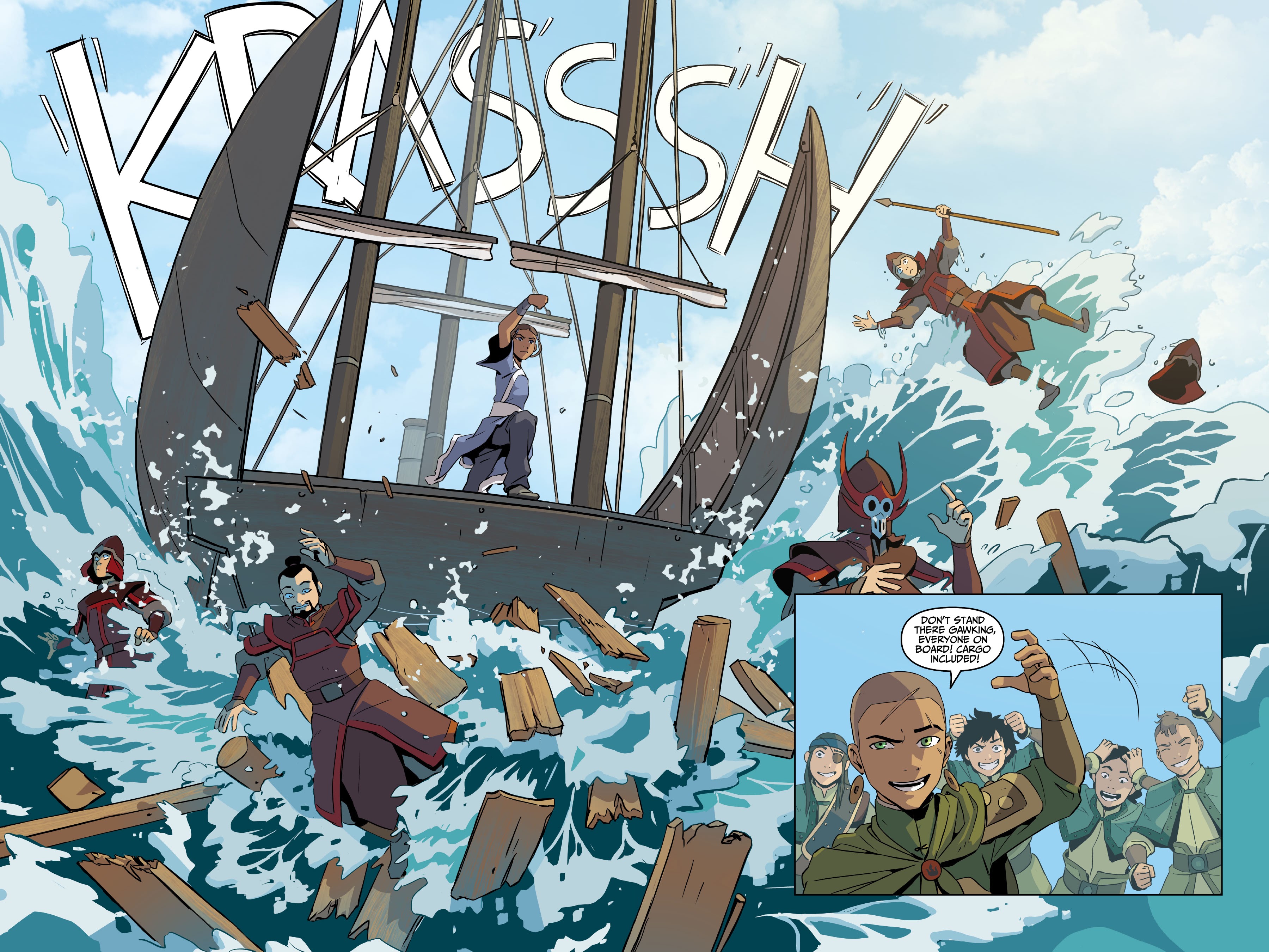 Read online Avatar: The Last Airbender—Katara and the Pirate's Silver comic -  Issue # TPB - 61