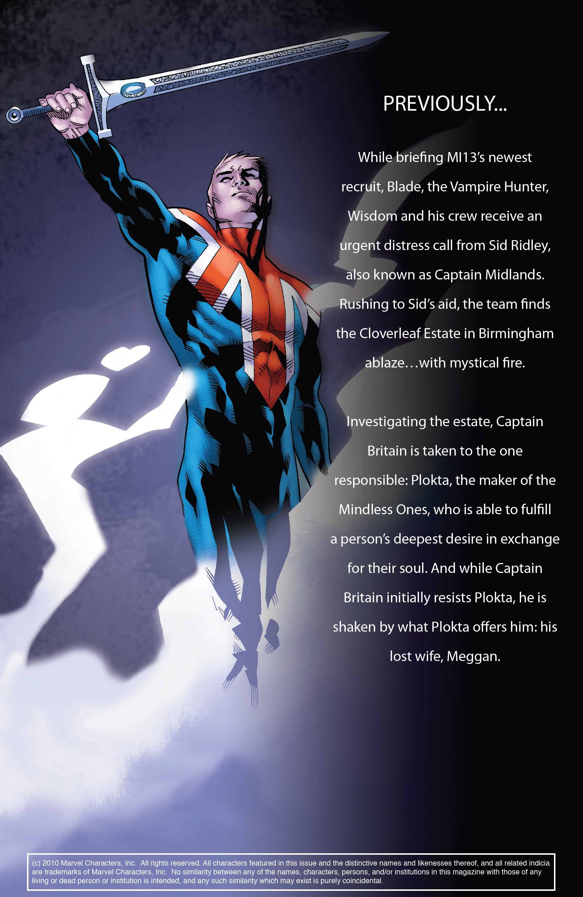 Read online Captain Britain and MI13 comic -  Issue #7 - 2