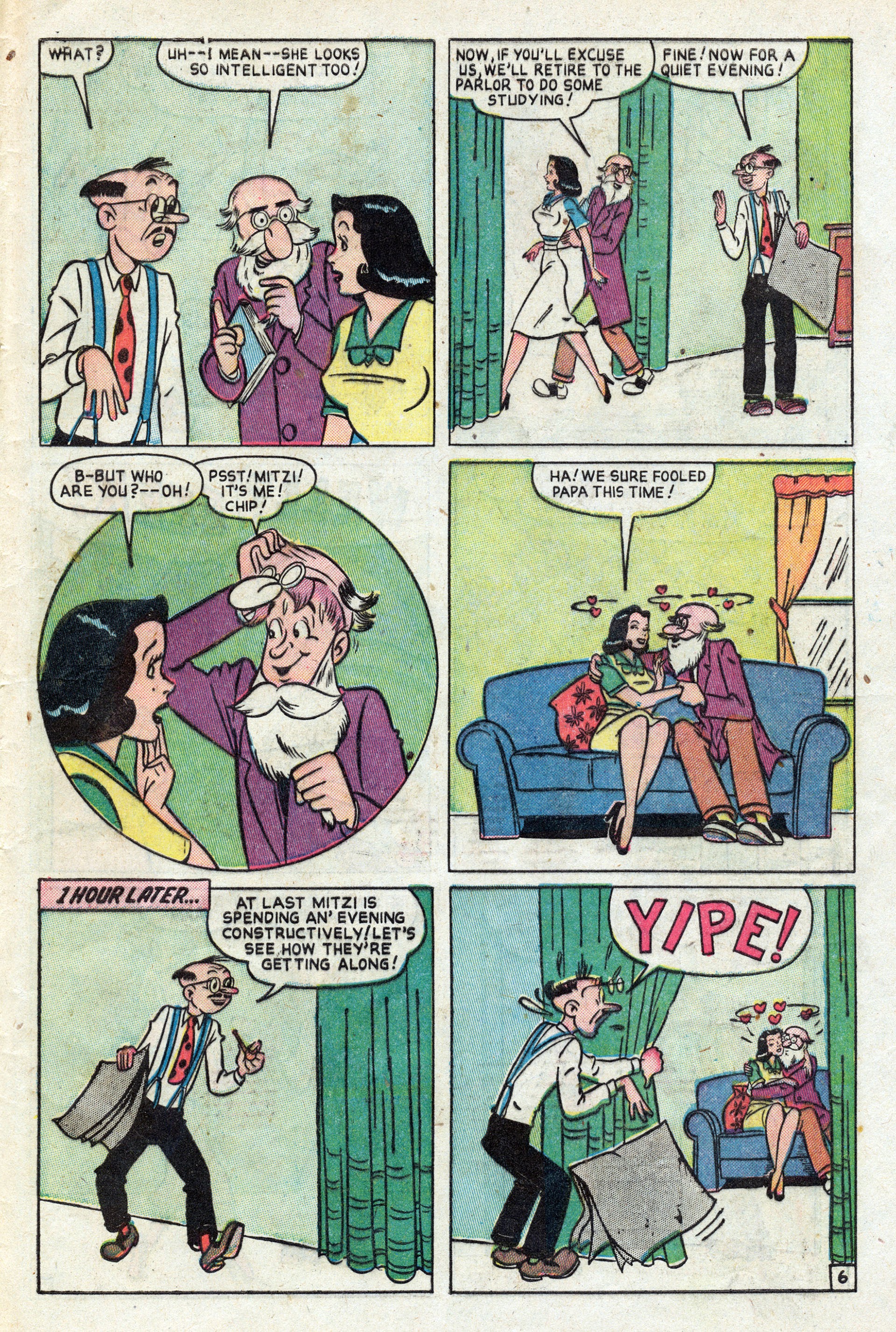 Read online Mitzi's Boy Friend comic -  Issue #7 - 29