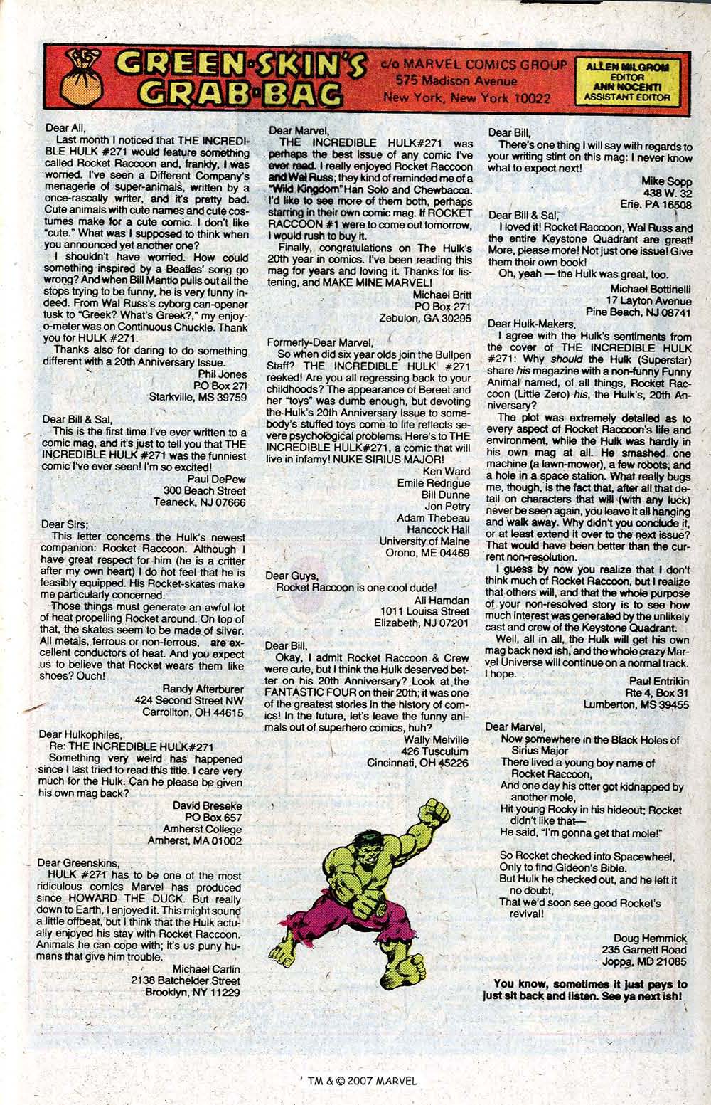 Read online The Incredible Hulk (1968) comic -  Issue #276 - 33