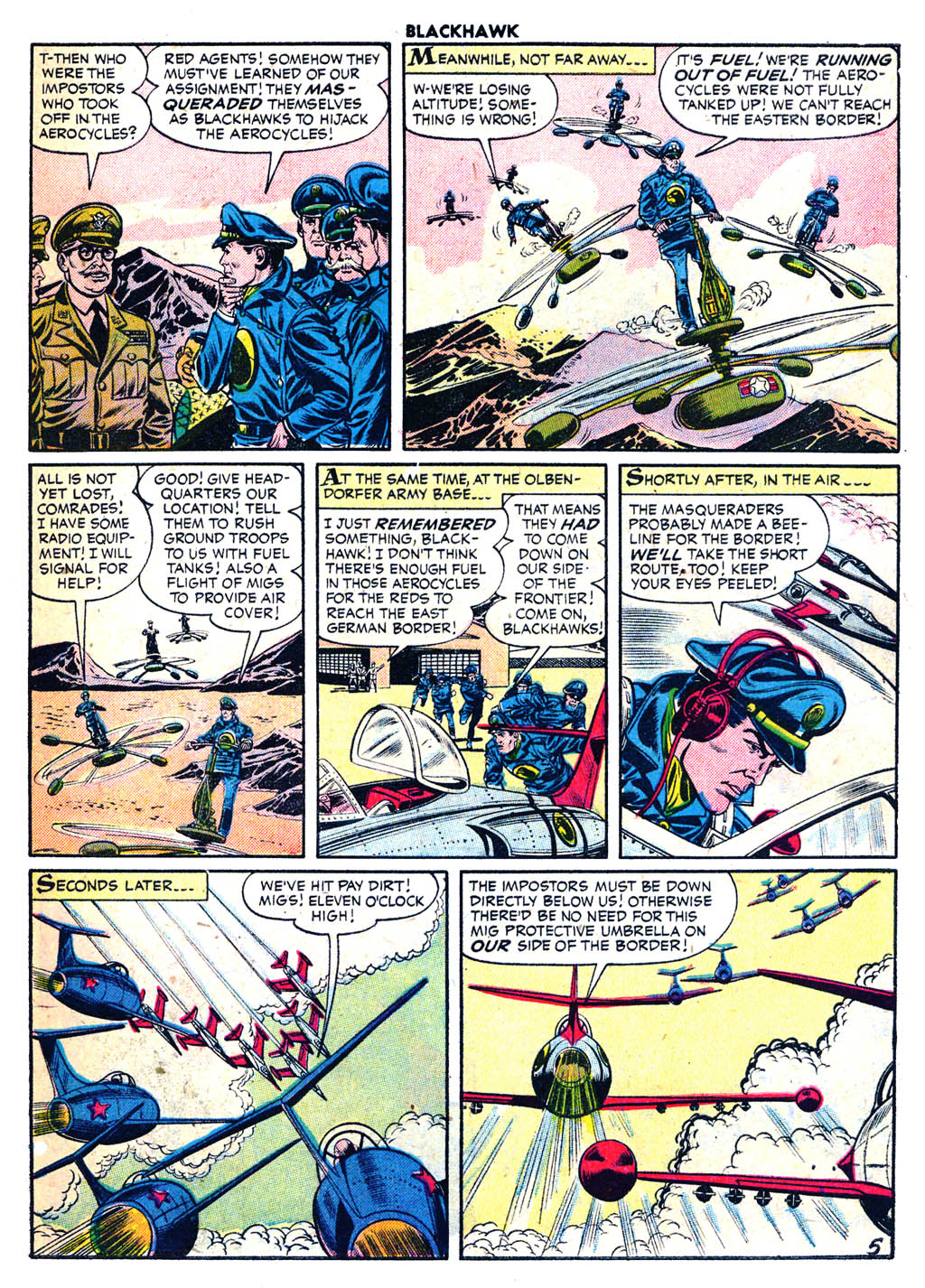 Read online Blackhawk (1957) comic -  Issue #107 - 7