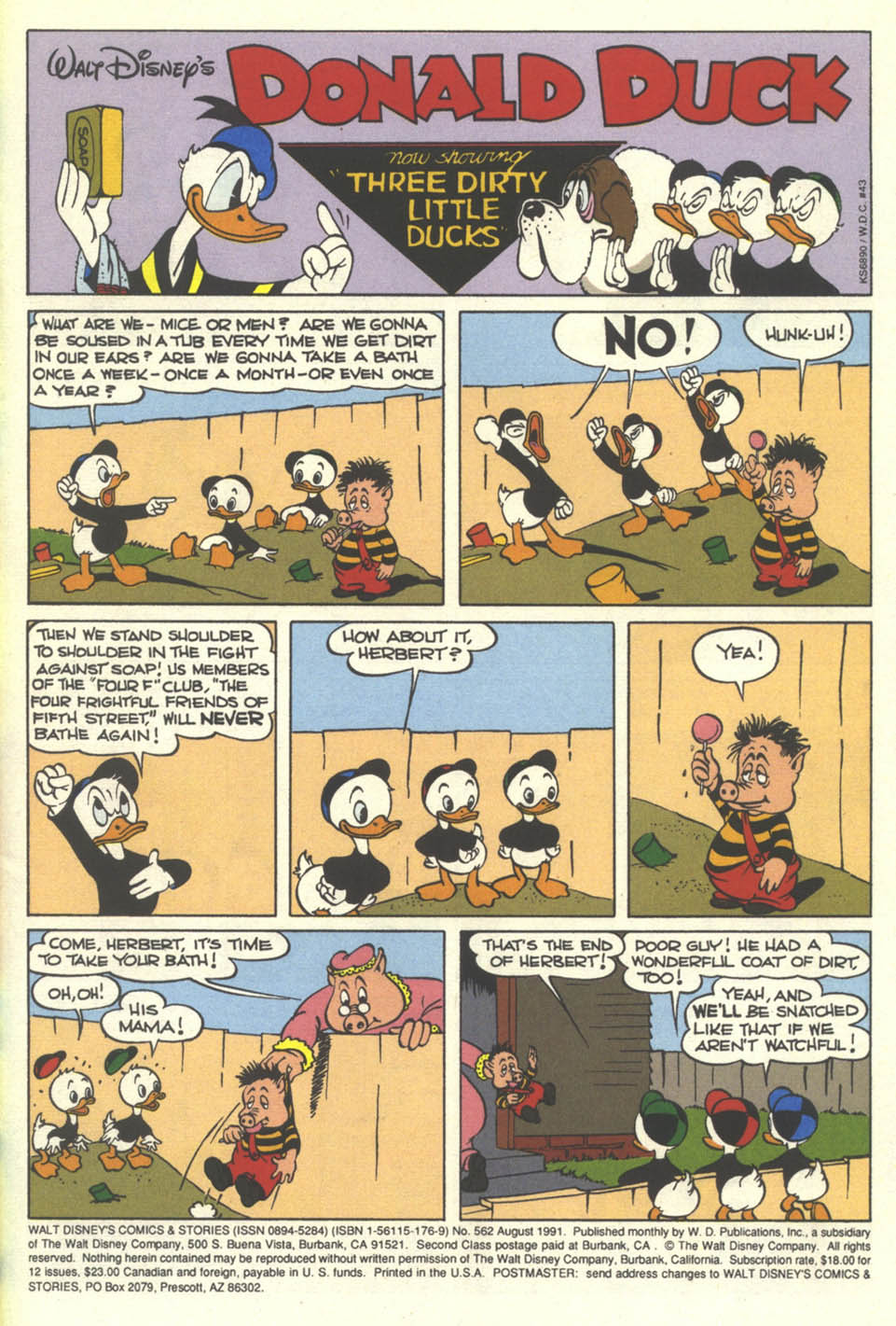 Read online Walt Disney's Comics and Stories comic -  Issue #562 - 2