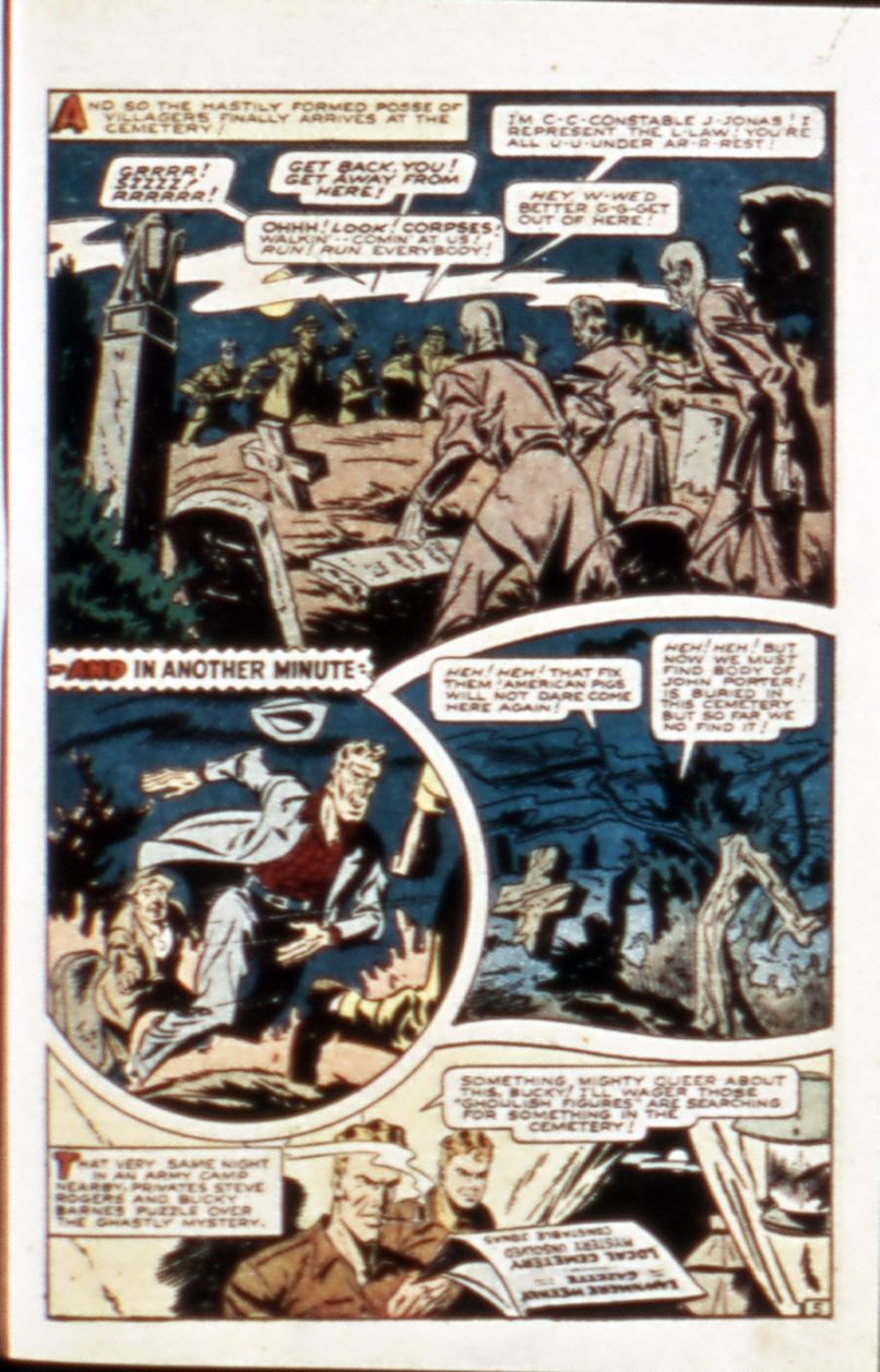 Read online Captain America Comics comic -  Issue #50 - 7