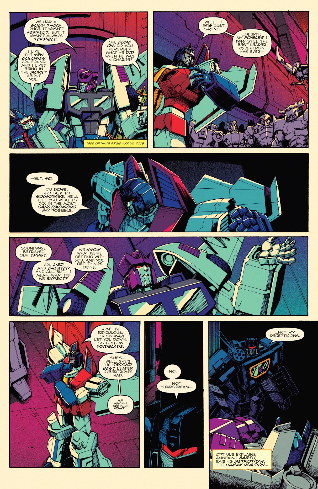 Read online Optimus Prime comic -  Issue #20 - 21