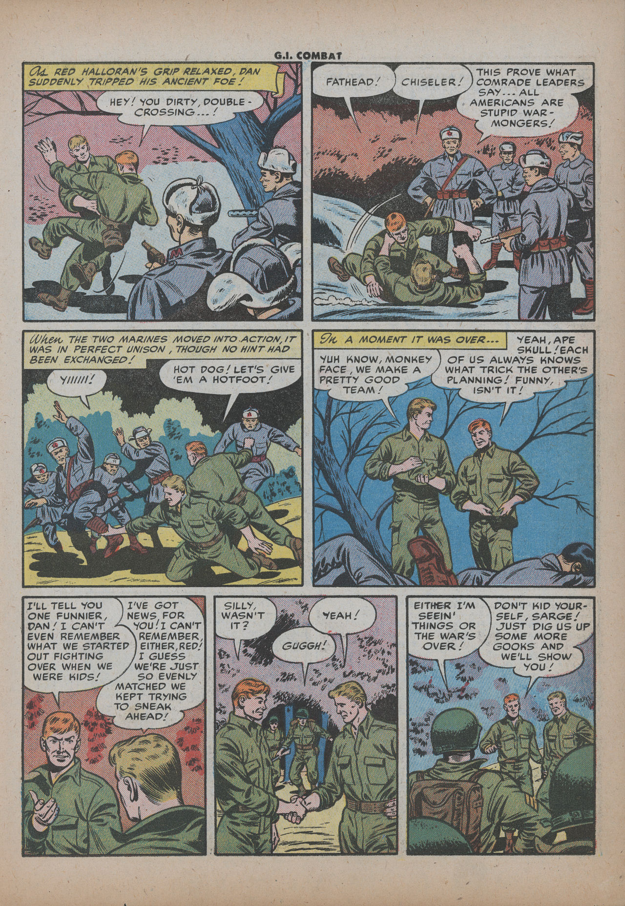 Read online G.I. Combat (1952) comic -  Issue #23 - 11