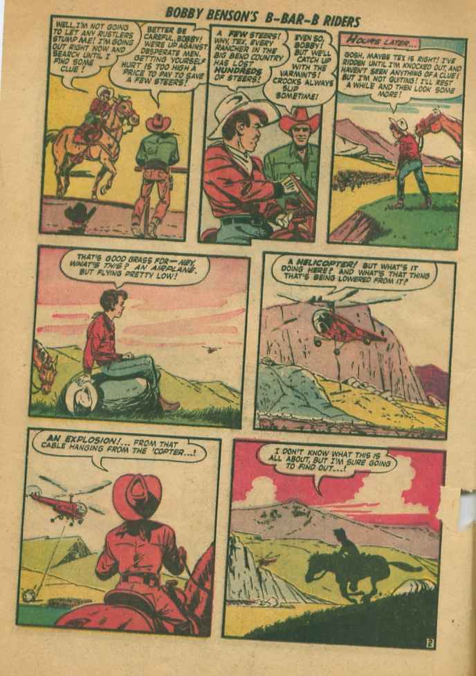 Read online Bobby Benson's B-Bar-B Riders comic -  Issue #9 - 4