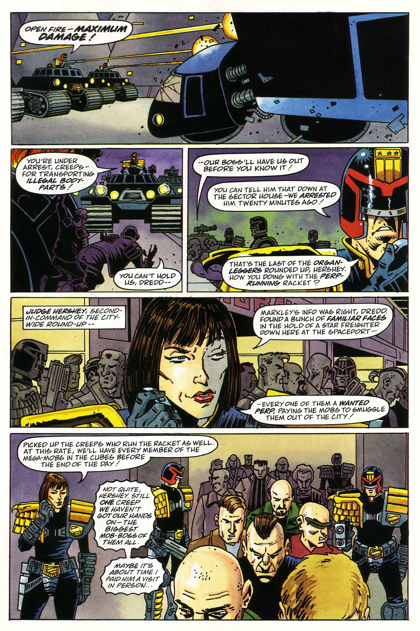 Read online Judge Dredd Lawman of the Future comic -  Issue #13 - 29