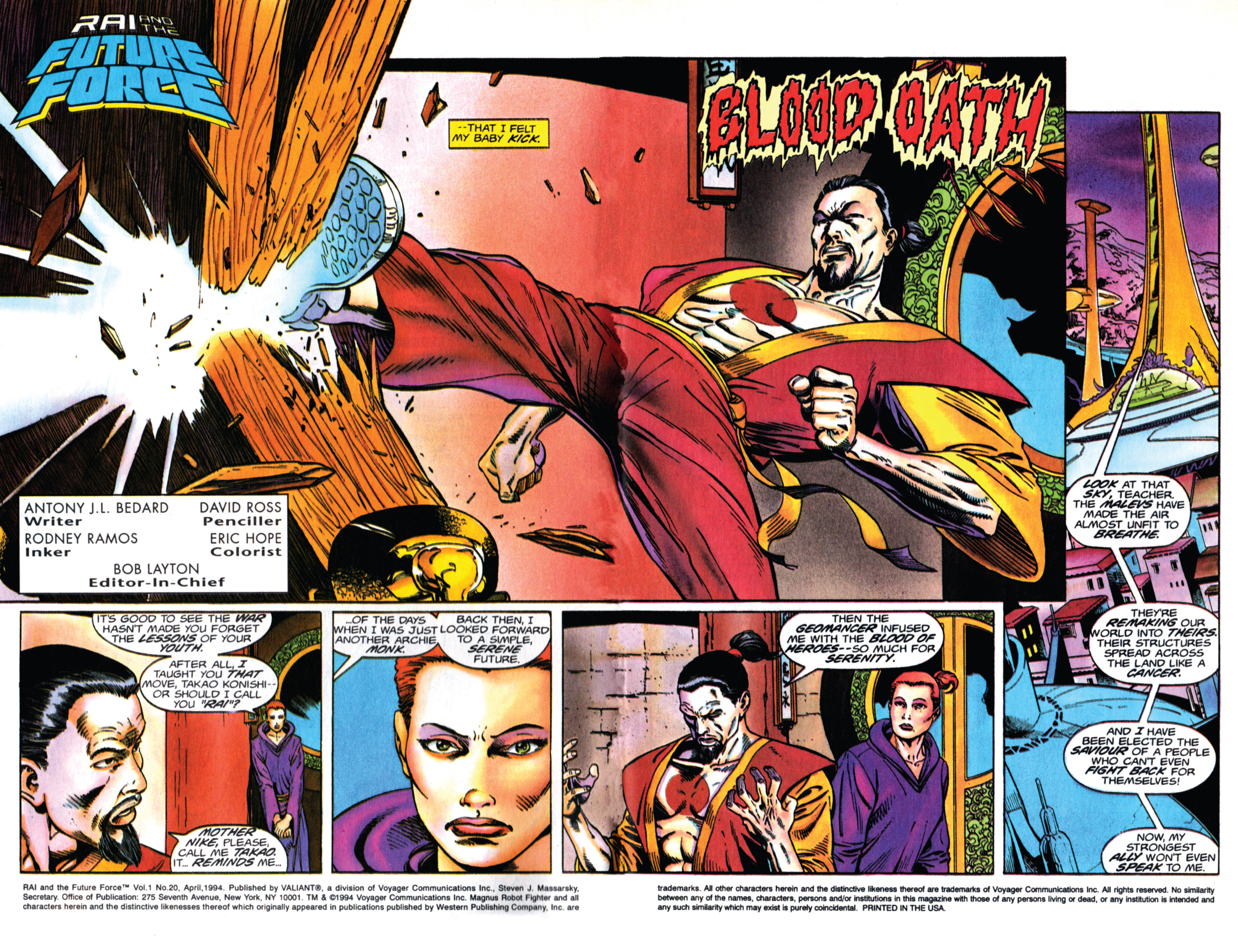 Read online Rai (1992) comic -  Issue #20 - 3