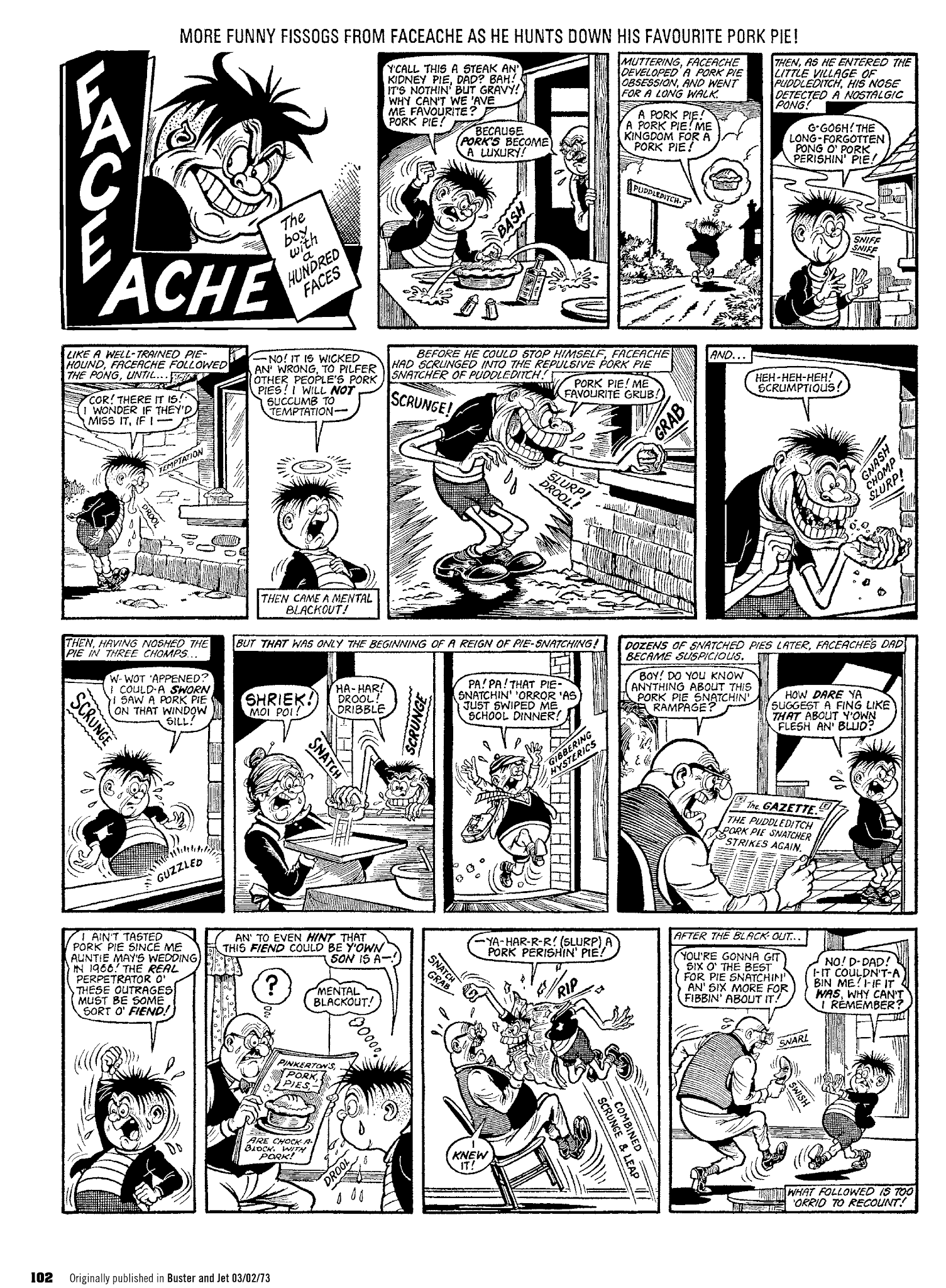 Read online Faceache: The First Hundred Scrunges comic -  Issue # TPB 1 - 104