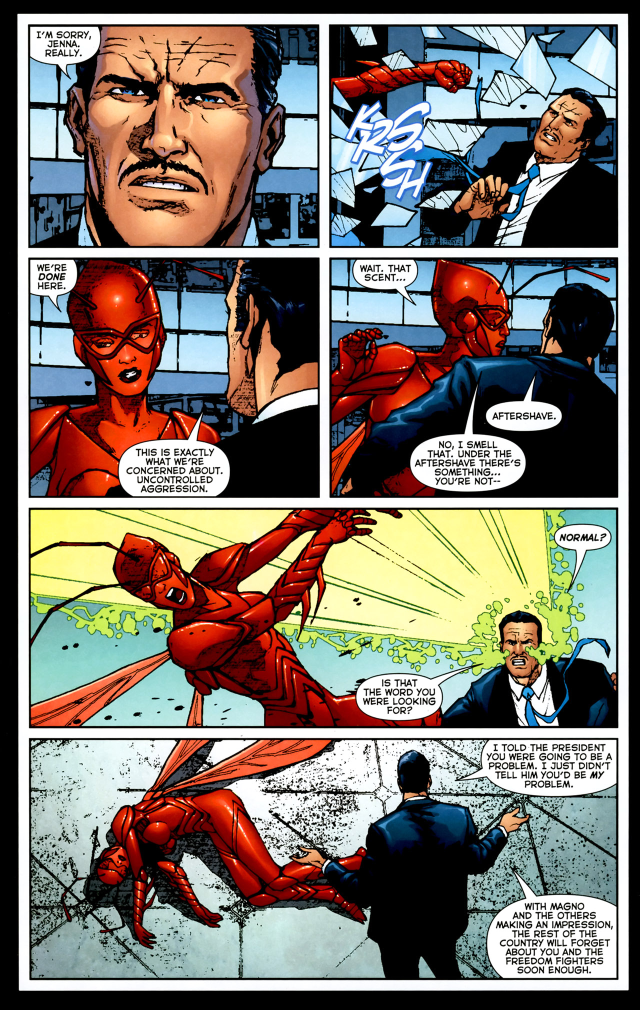Read online Uncle Sam and the Freedom Fighters (2007) comic -  Issue #3 - 10