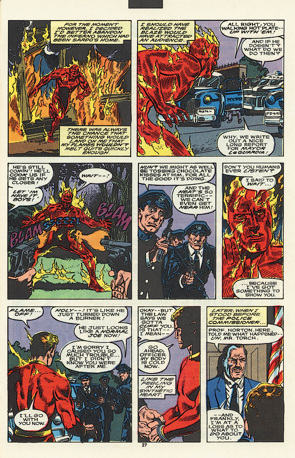 Read online The Saga of the Original Human Torch comic -  Issue #1 - 22
