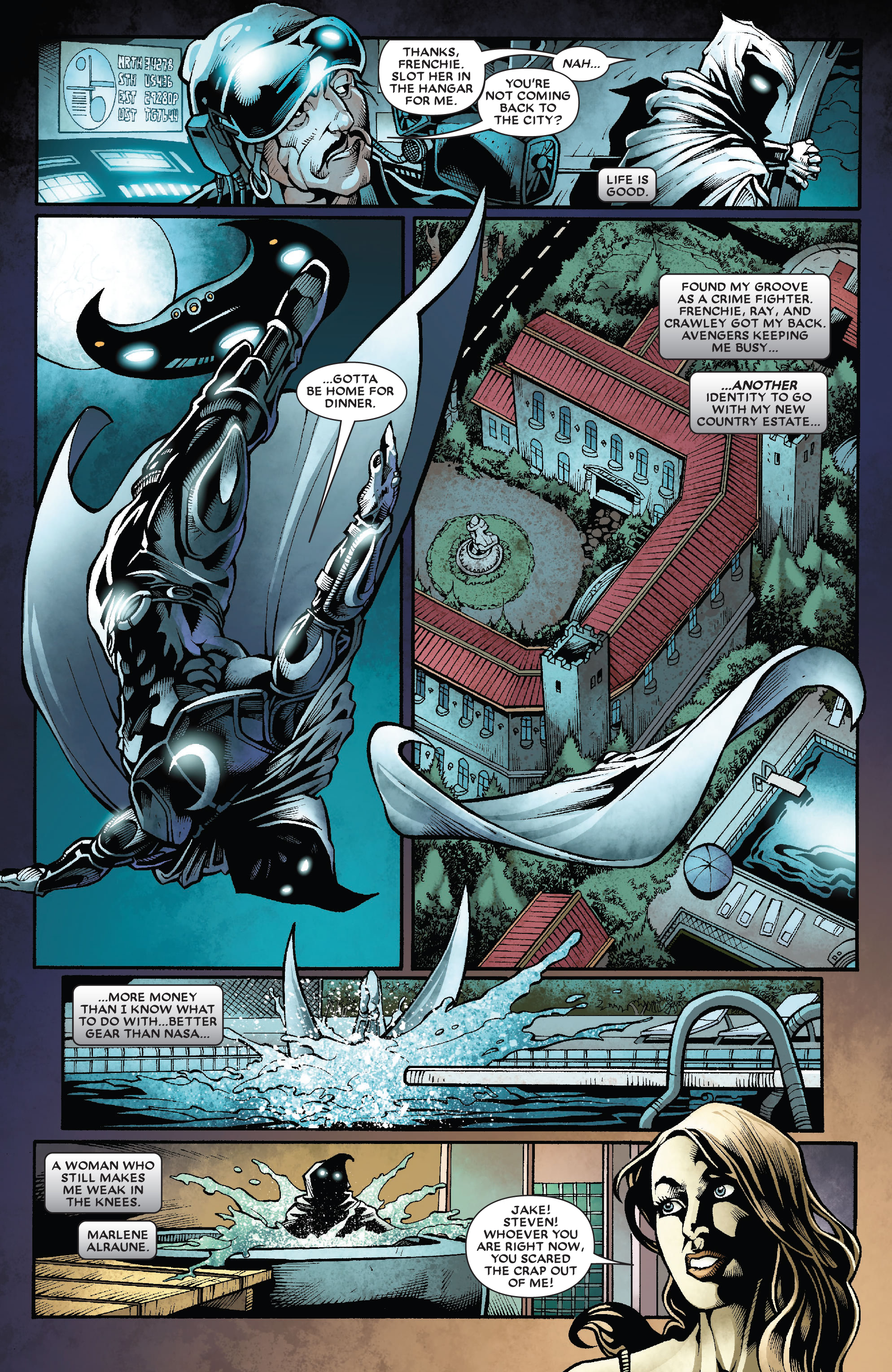Read online Moon Knight by Huston, Benson & Hurwitz Omnibus comic -  Issue # TPB (Part 11) - 56