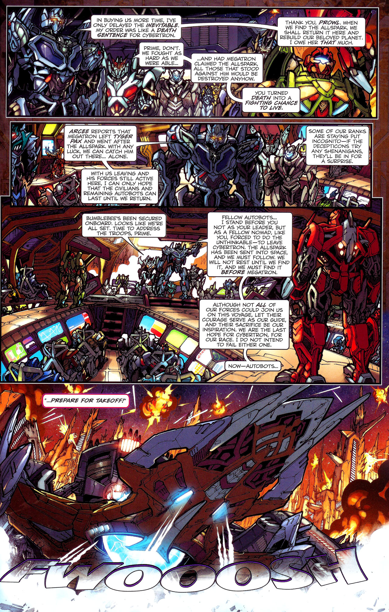 Read online Transformers: The Reign of Starscream comic -  Issue #1 - 6