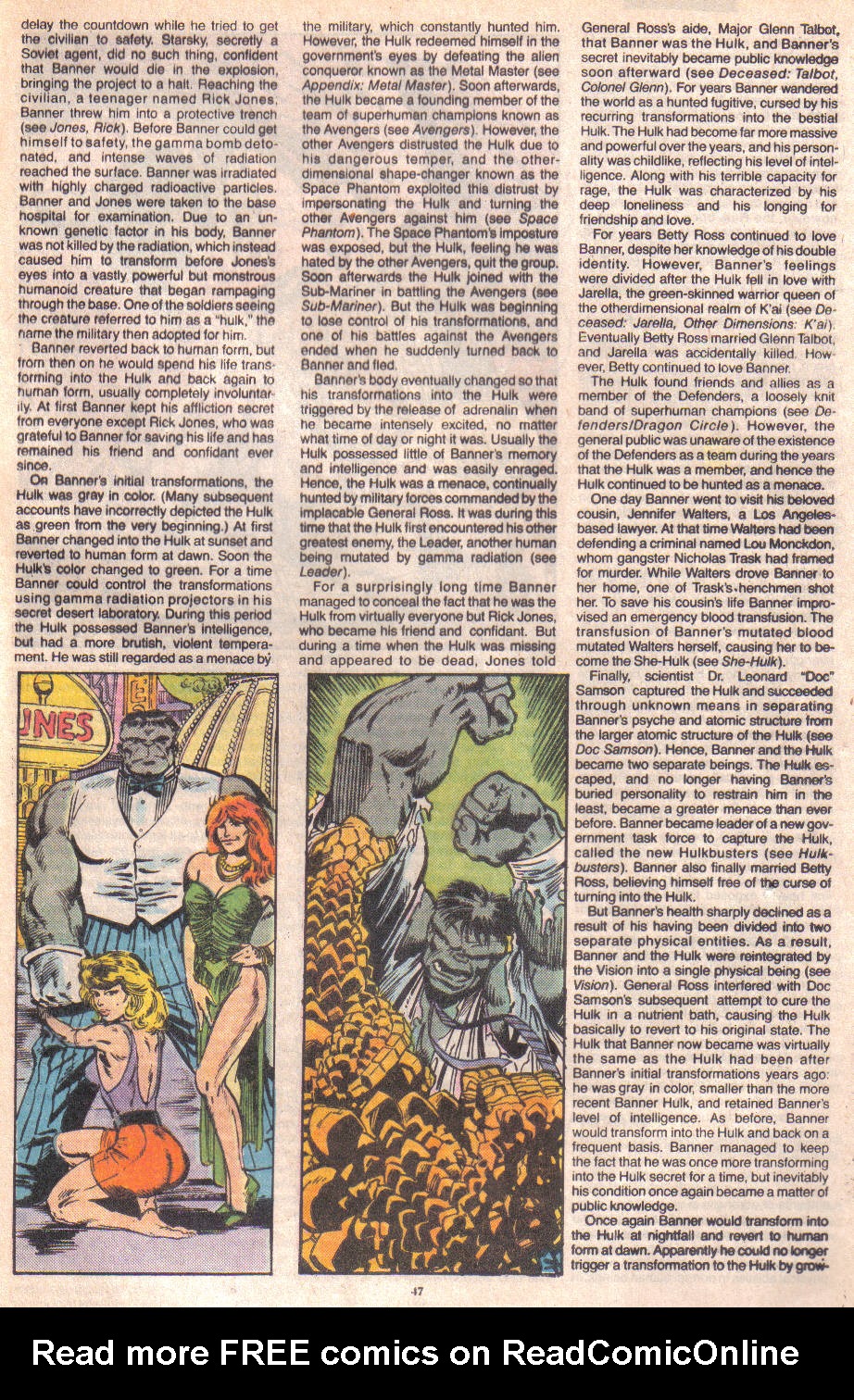 Read online The Official Handbook of the Marvel Universe: Update '89 comic -  Issue #3 - 49