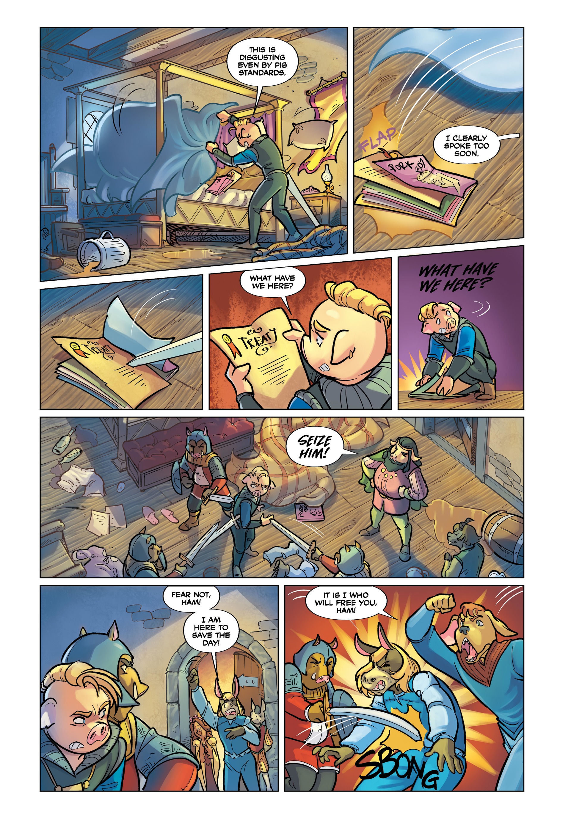 Read online Ham-let: A Shakespearean Mash-up comic -  Issue # Full - 35