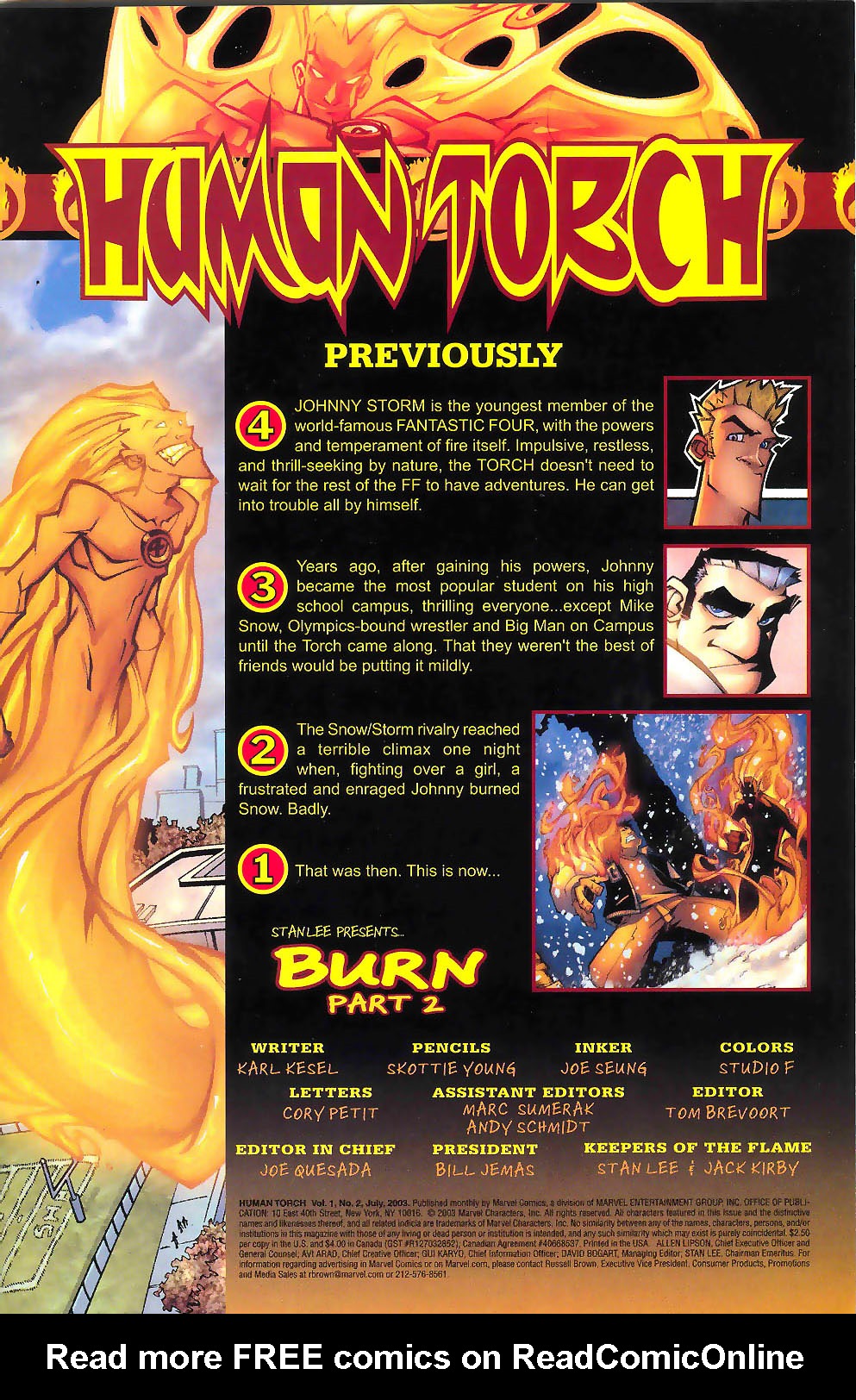 Read online Human Torch comic -  Issue #2 - 2