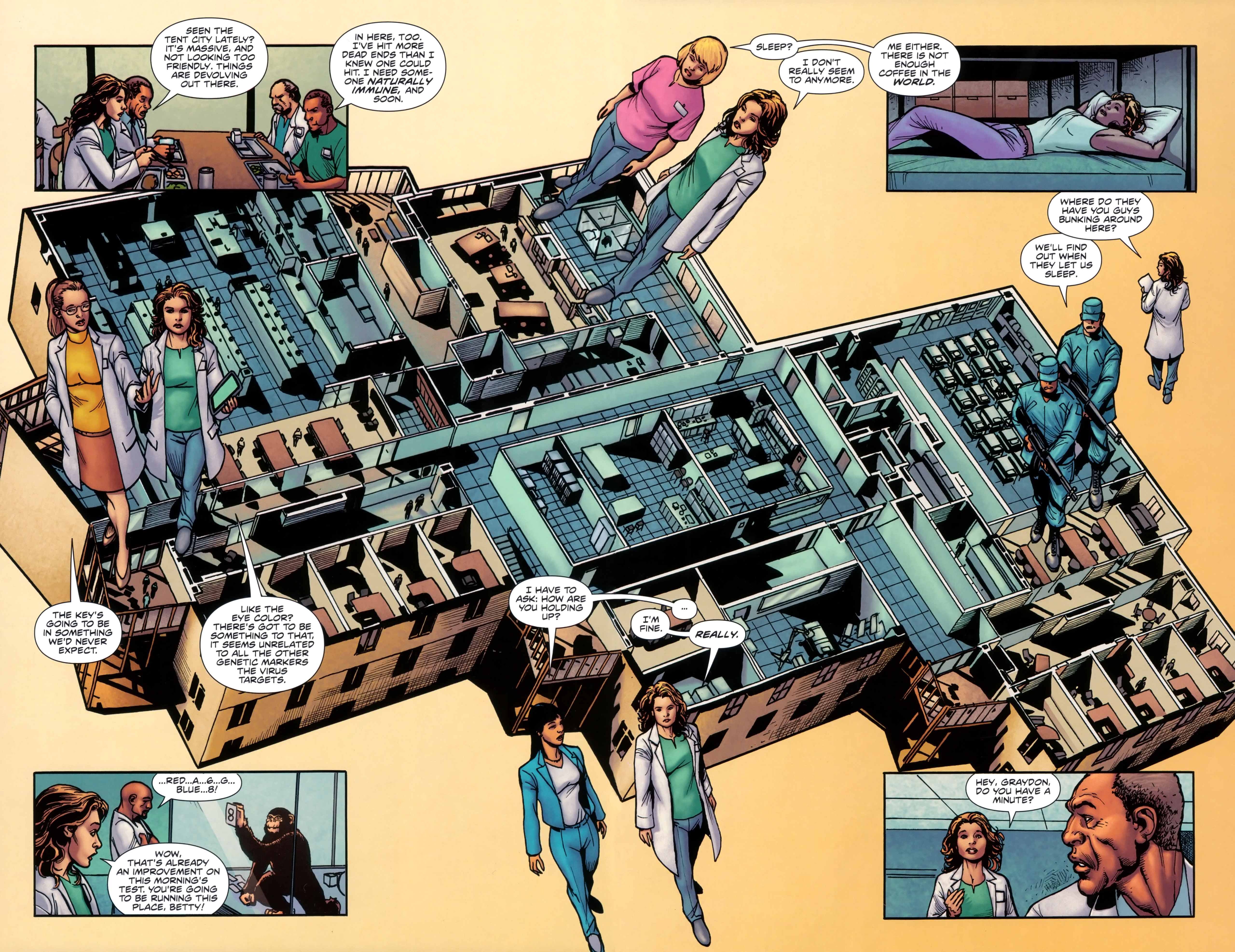 Read online Dawn of the Planet of the Apes:Contagion comic -  Issue # Full - 12