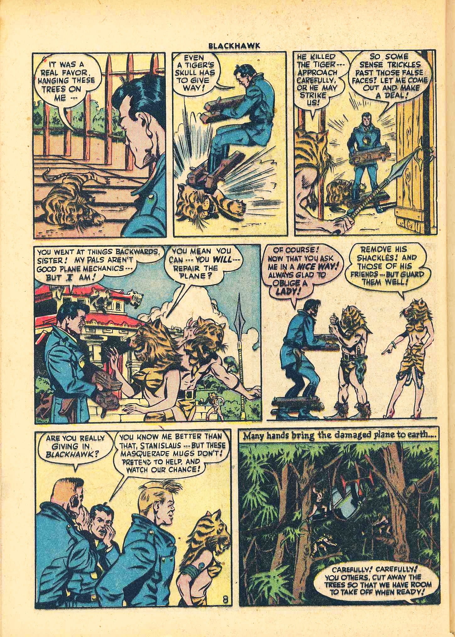 Read online Blackhawk (1957) comic -  Issue #11 - 44