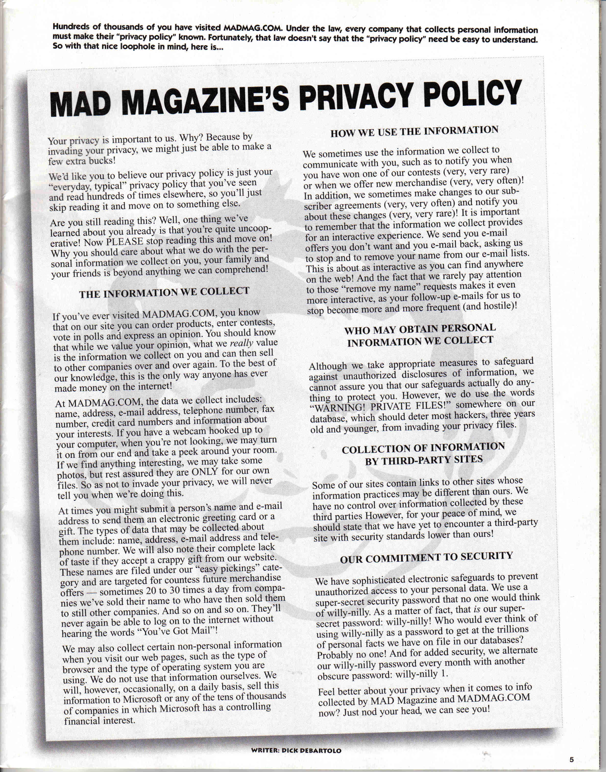 Read online MAD comic -  Issue #416 - 6