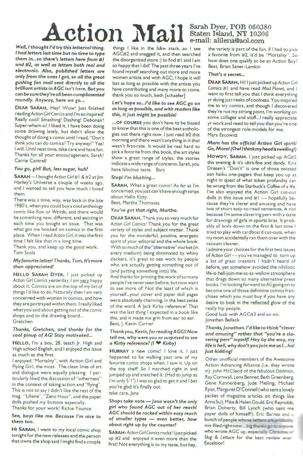 Read online Action Girl Comics comic -  Issue #3 - 27