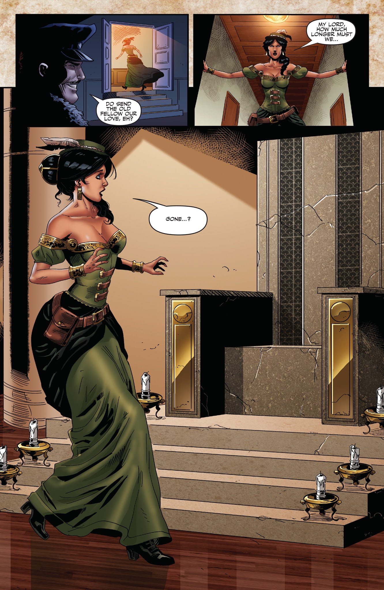 Read online Legenderry: Vampirella comic -  Issue # _TPB - 28