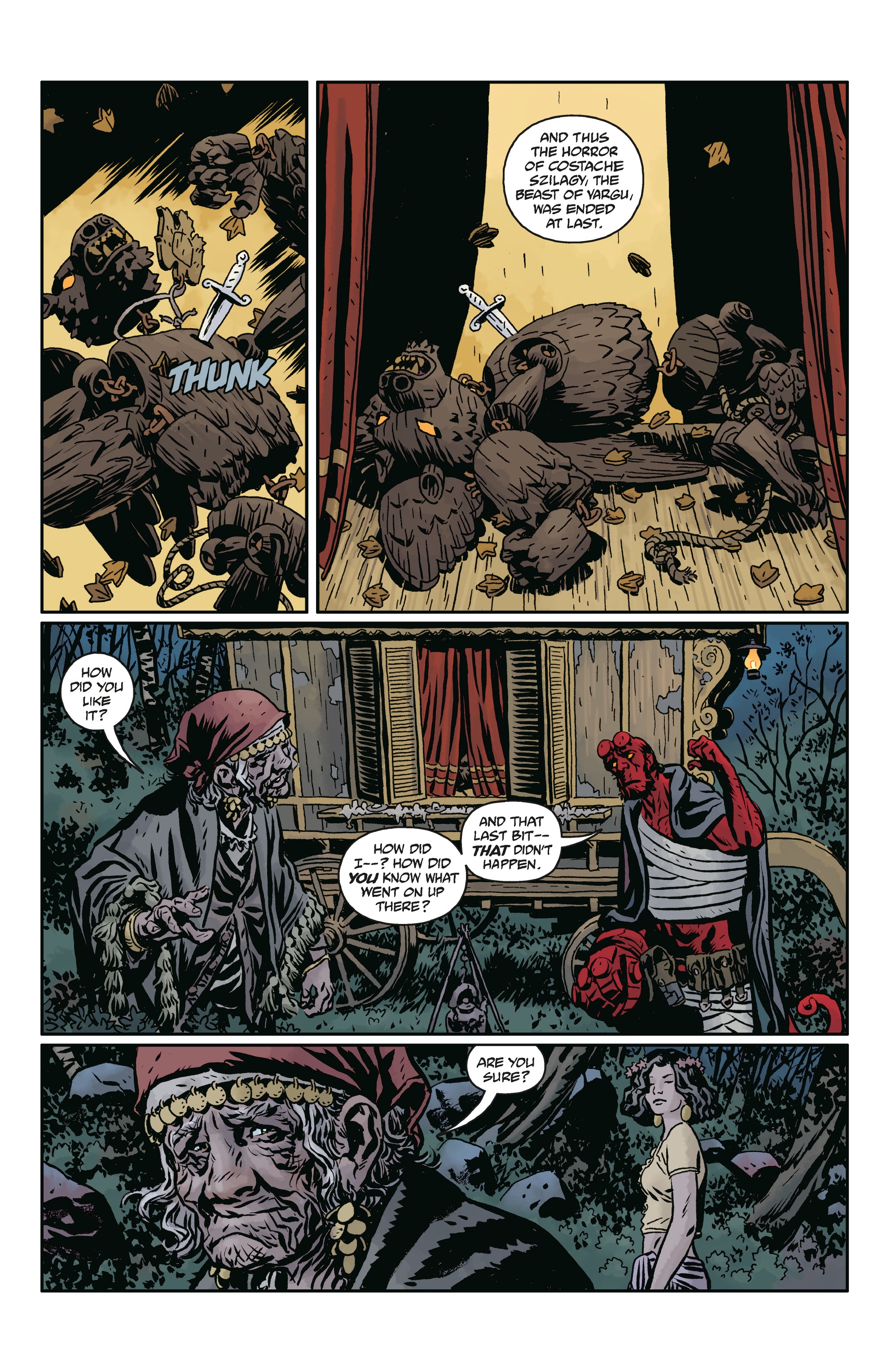 Read online Hellboy and the B.P.R.D.: The Beast of Vargu comic -  Issue # Full - 19