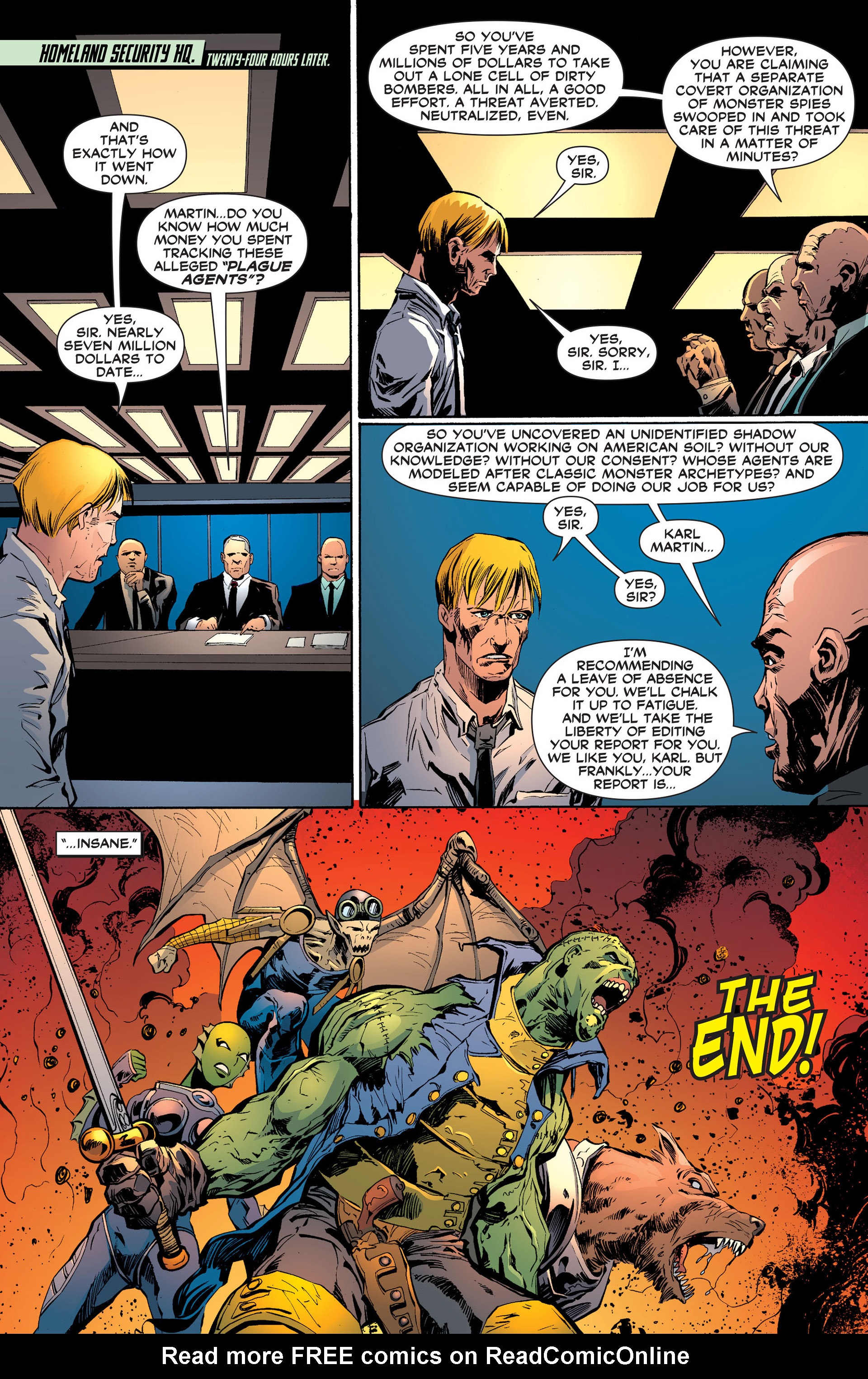 Read online Frankenstein, Agent of S.H.A.D.E. comic -  Issue #16 - 21