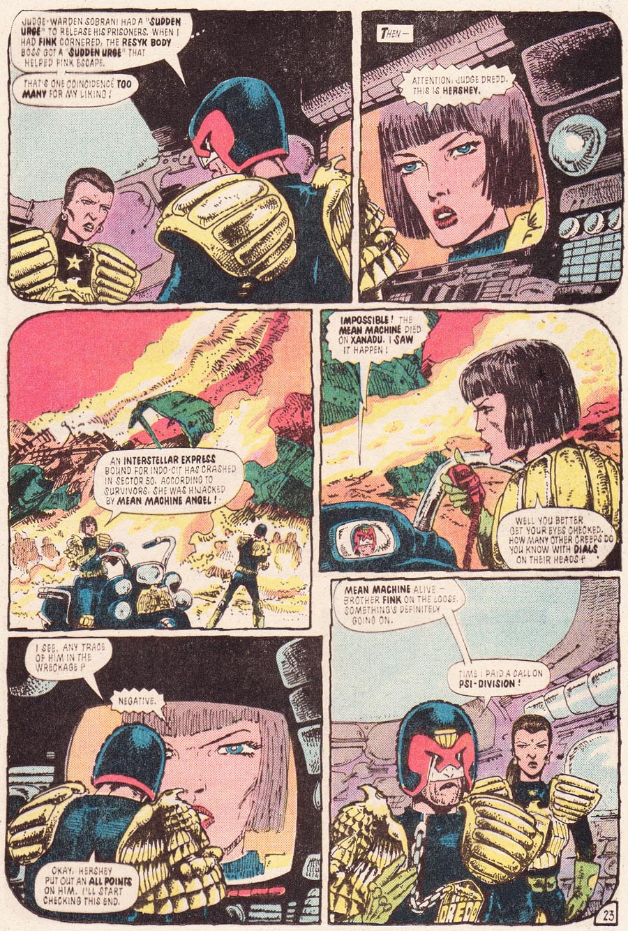 Read online Judge Dredd (1983) comic -  Issue #31 - 25