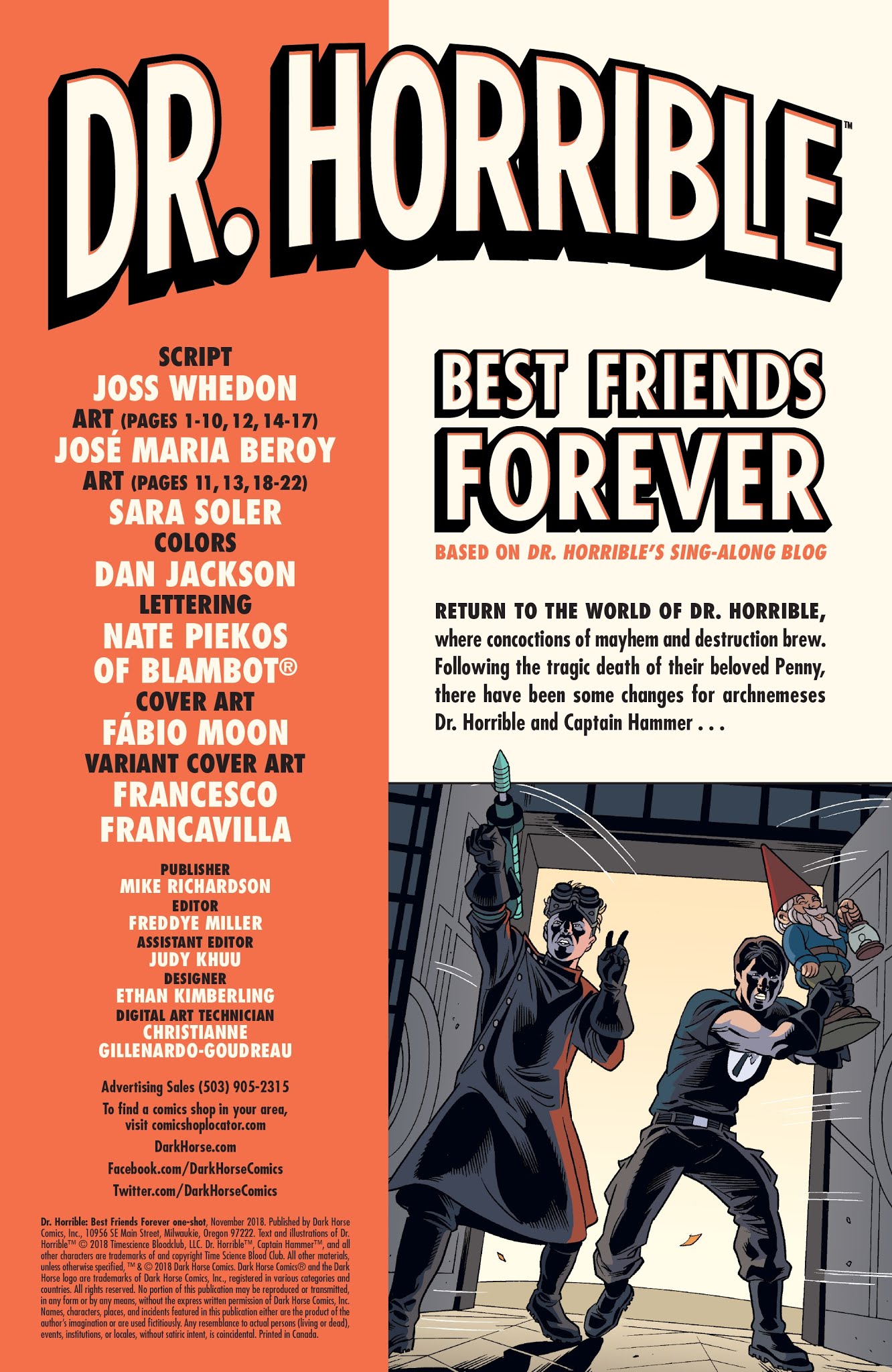 Read online Dr. Horrible: Best Friends Forever comic -  Issue # Full - 2