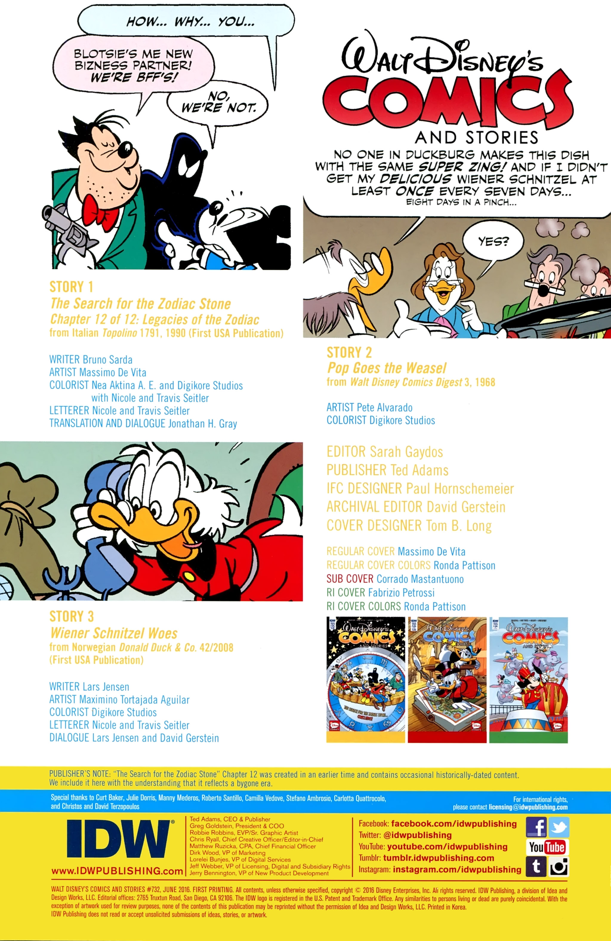 Read online Walt Disney's Comics and Stories comic -  Issue #732 - 2