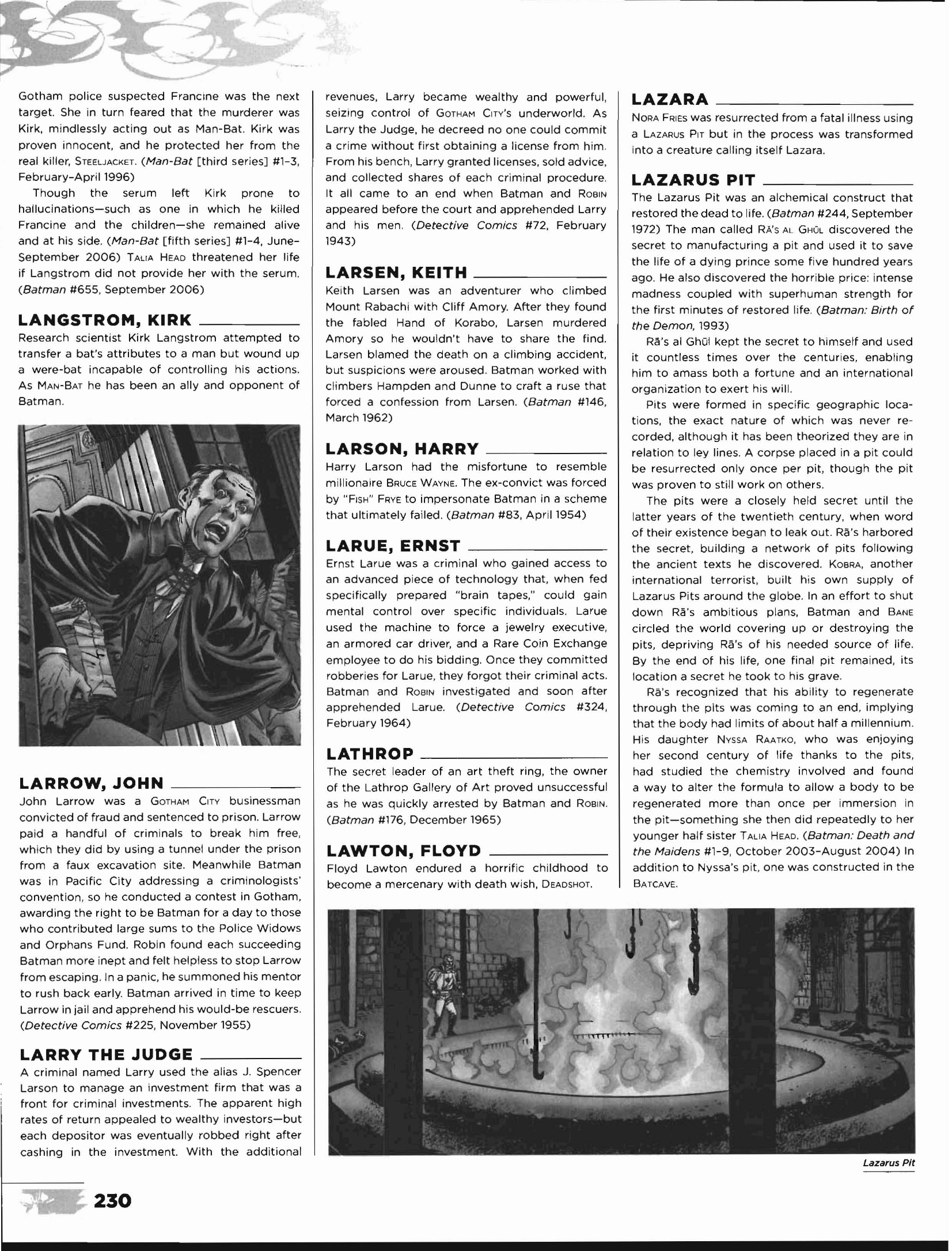 Read online The Essential Batman Encyclopedia comic -  Issue # TPB (Part 3) - 42