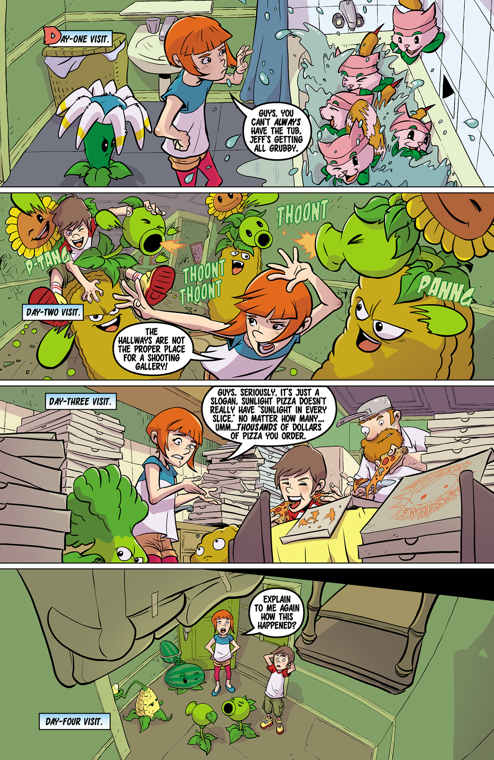 Read online Plants vs. Zombies: Grown Sweet Home comic -  Issue #4 - 9