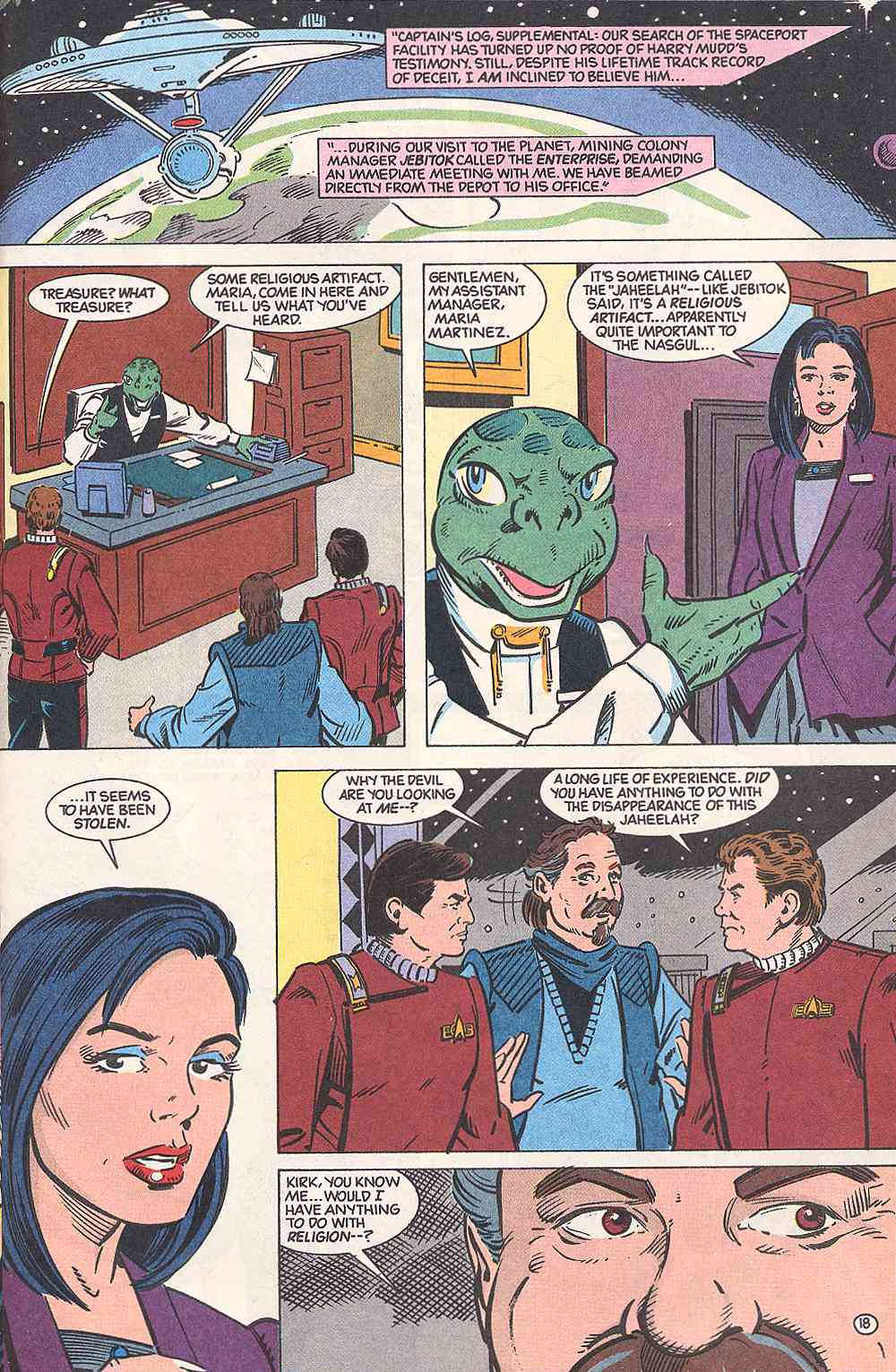 Read online Star Trek (1989) comic -  Issue #23 - 18