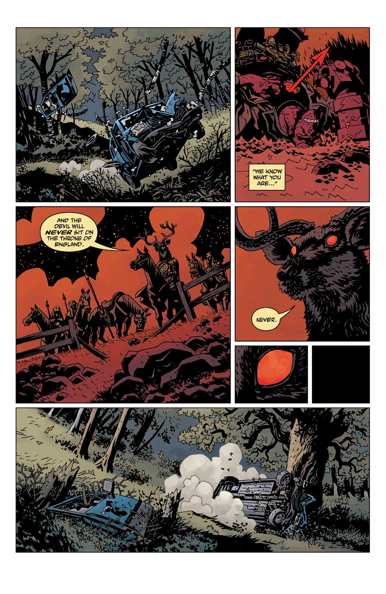 Read online Hellboy: The Storm And The Fury comic -  Issue # TPB - 25
