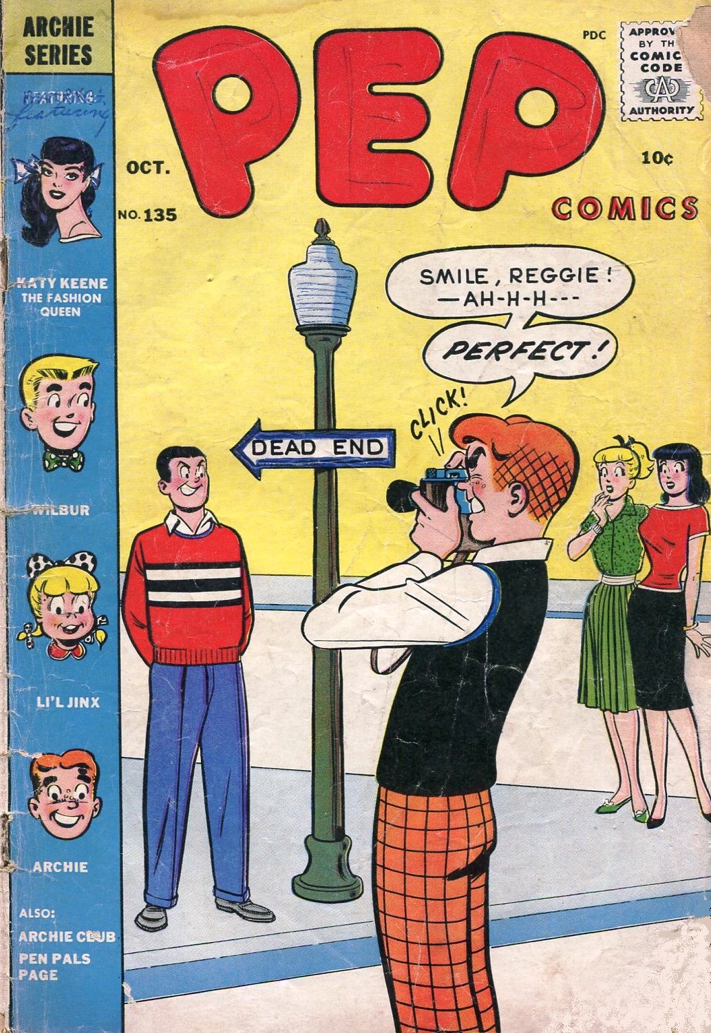 Read online Pep Comics comic -  Issue #135 - 1